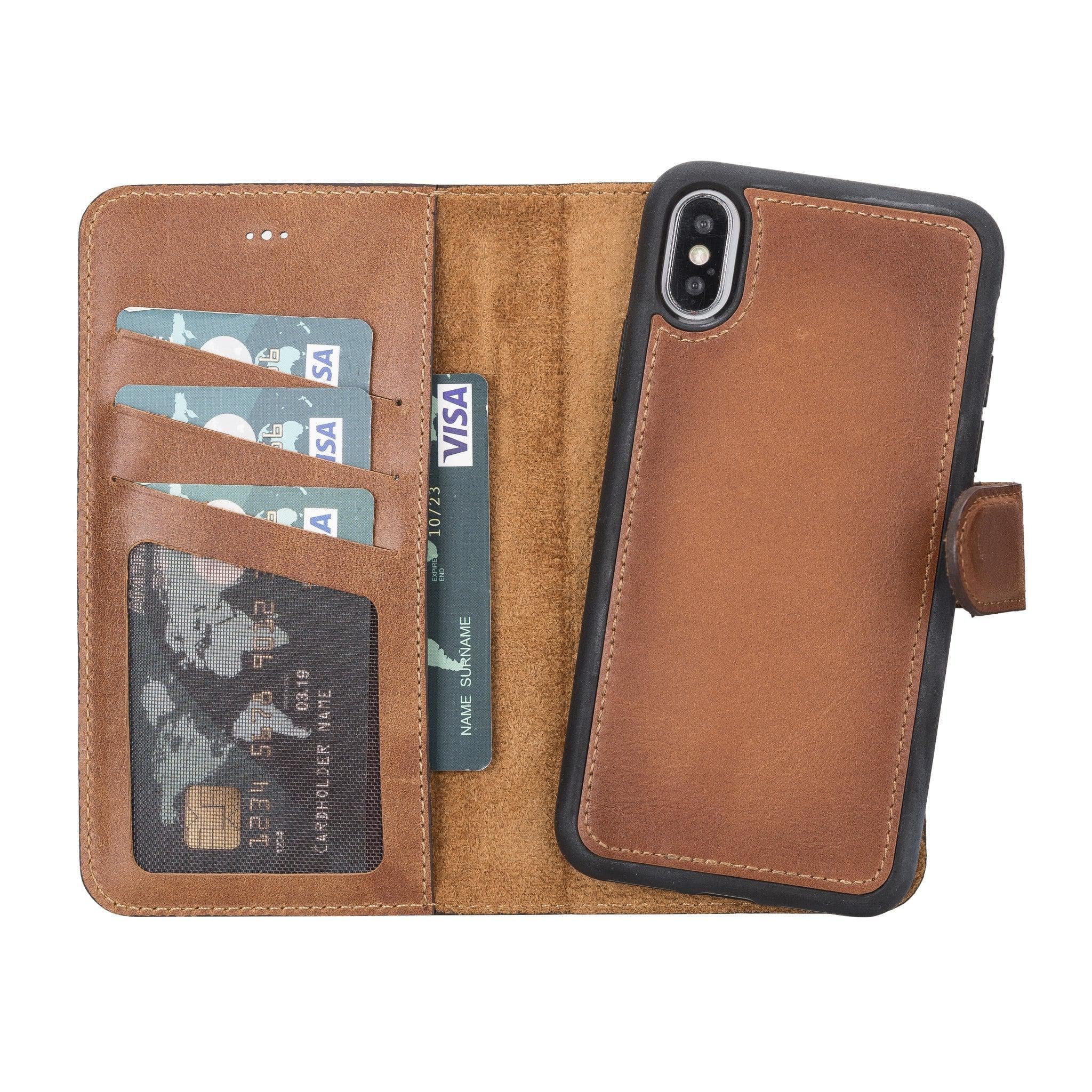 Magic iPhone XS Max Detachable Leather Wallet Case