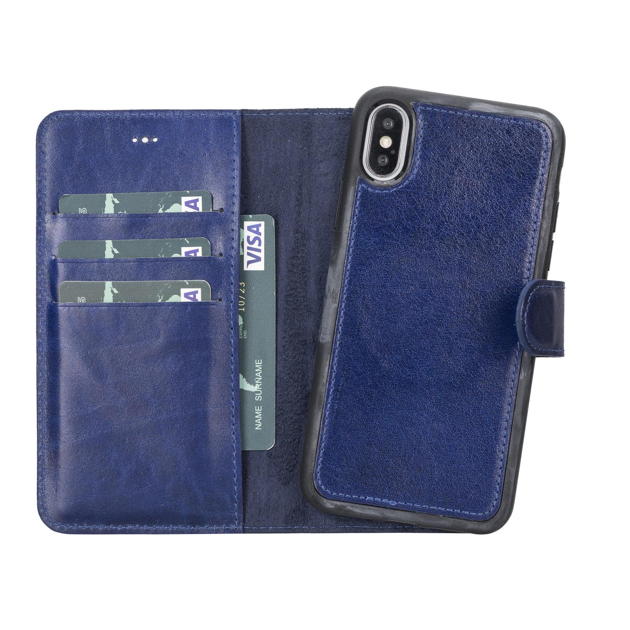 Magic iPhone XS Max Detachable Leather Wallet Case