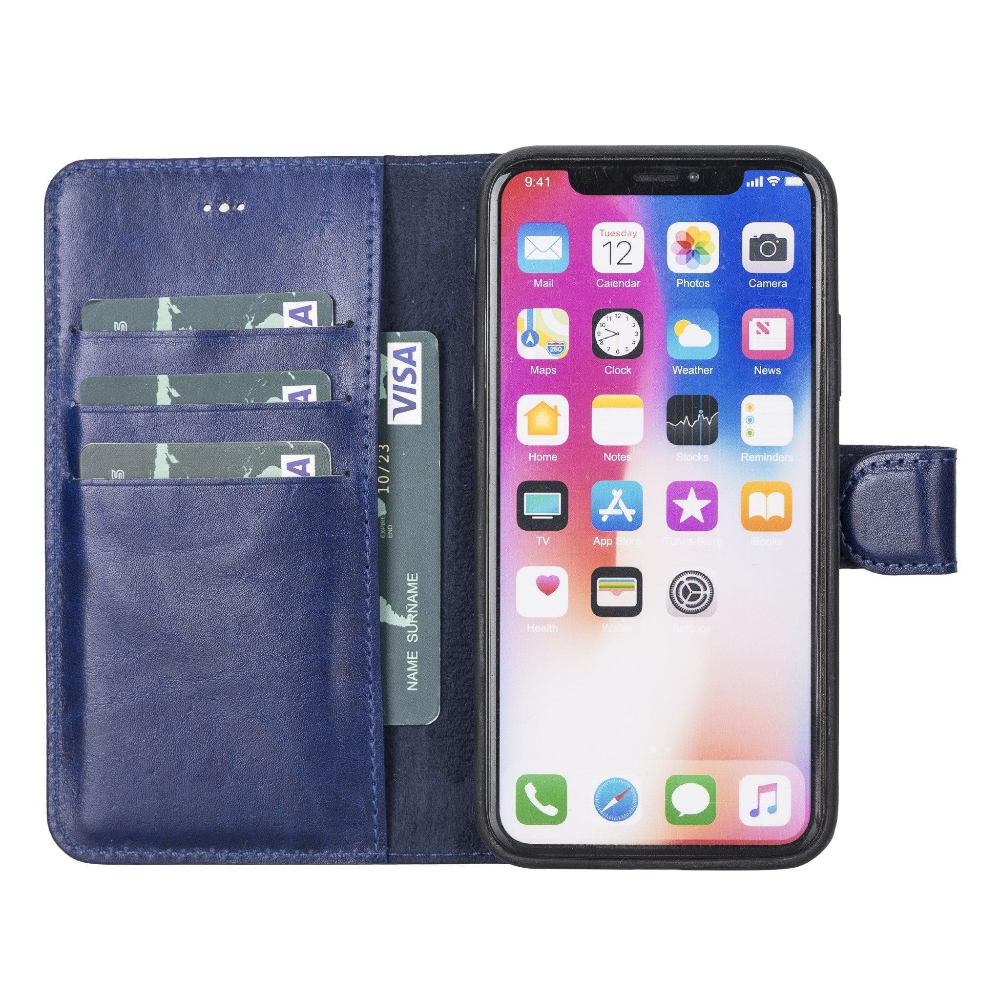 Magic iPhone XS Max Detachable Leather Wallet Case