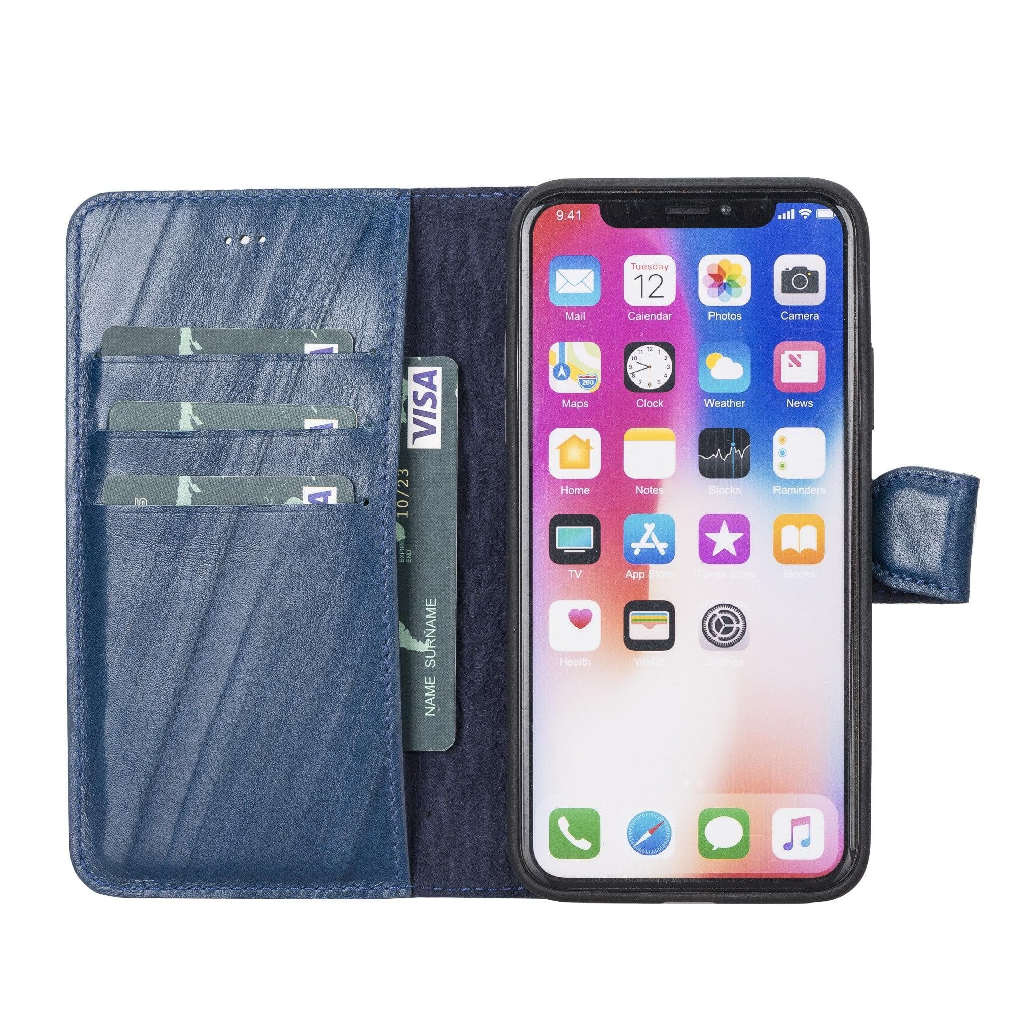 Magic iPhone XS Max Detachable Leather Wallet Case