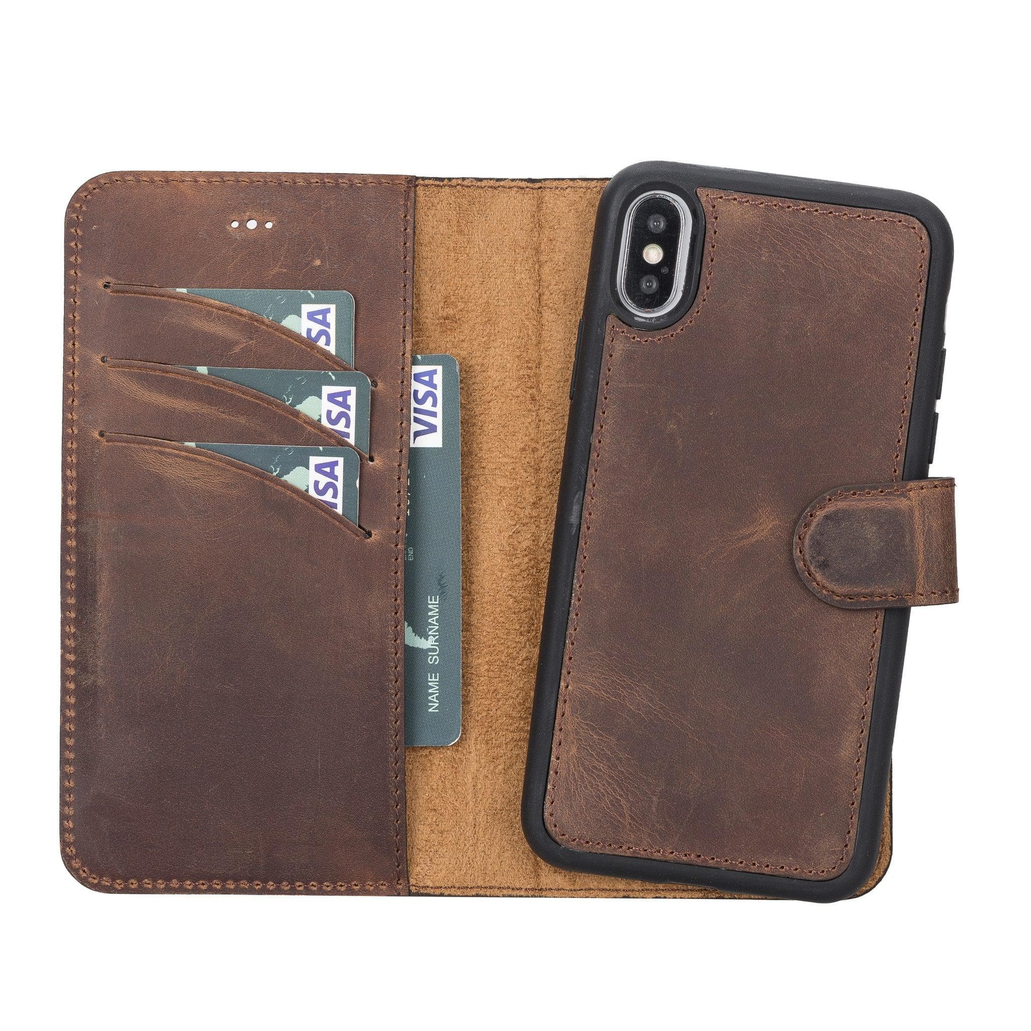 Magic iPhone XR Detachable Leather Wallet Case