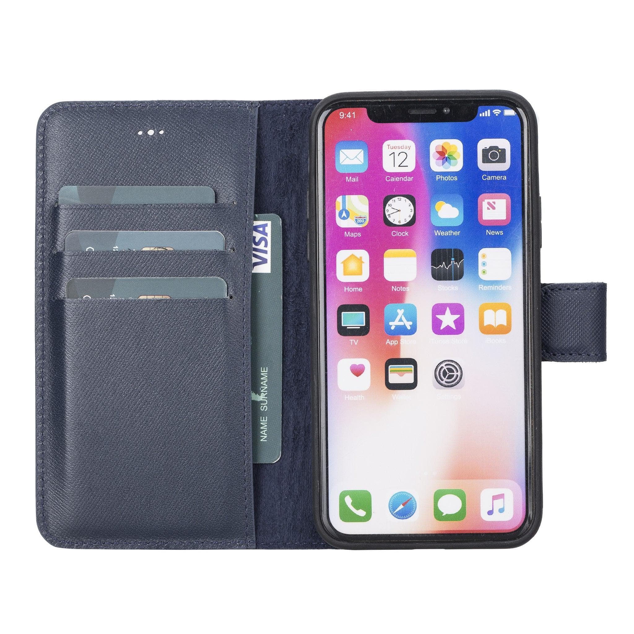 Magic iPhone XS Max Detachable Leather Wallet Case