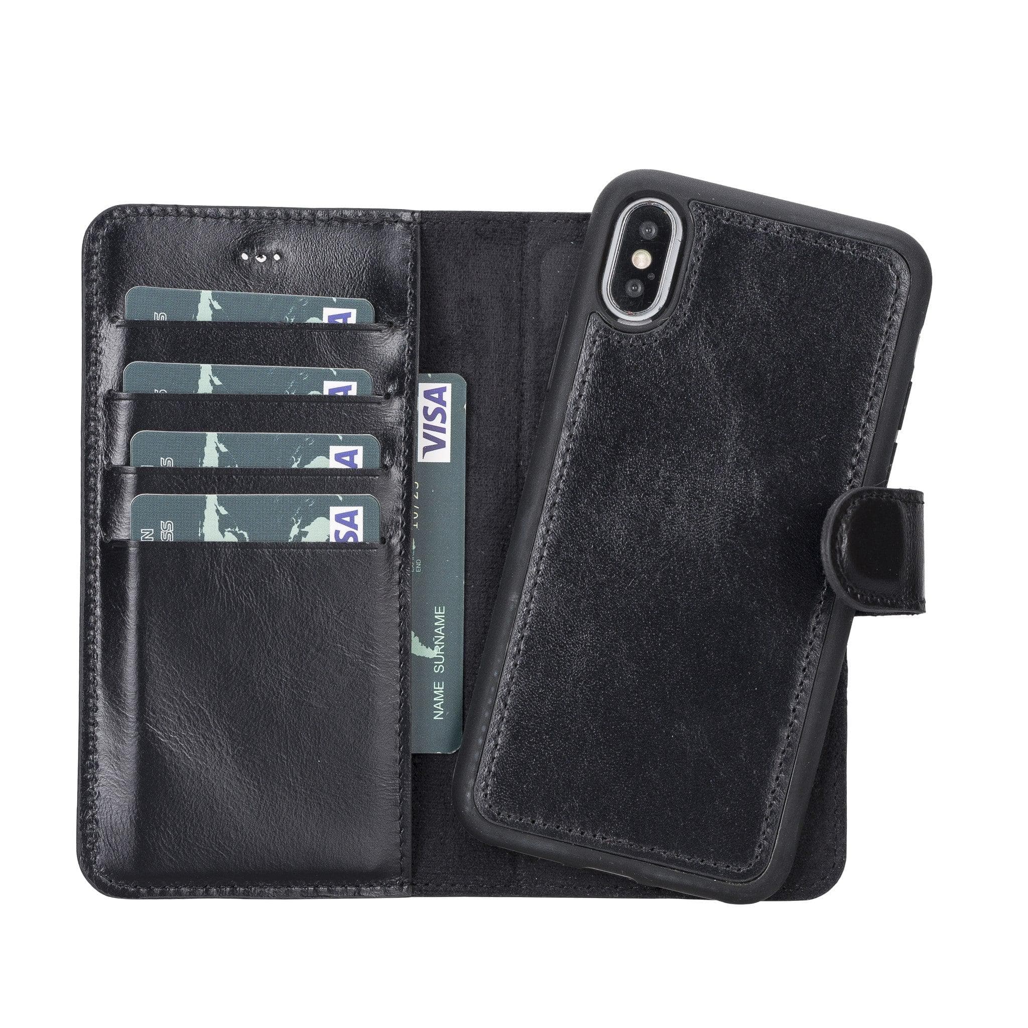 Magic iPhone XS Max Detachable Leather Wallet Case