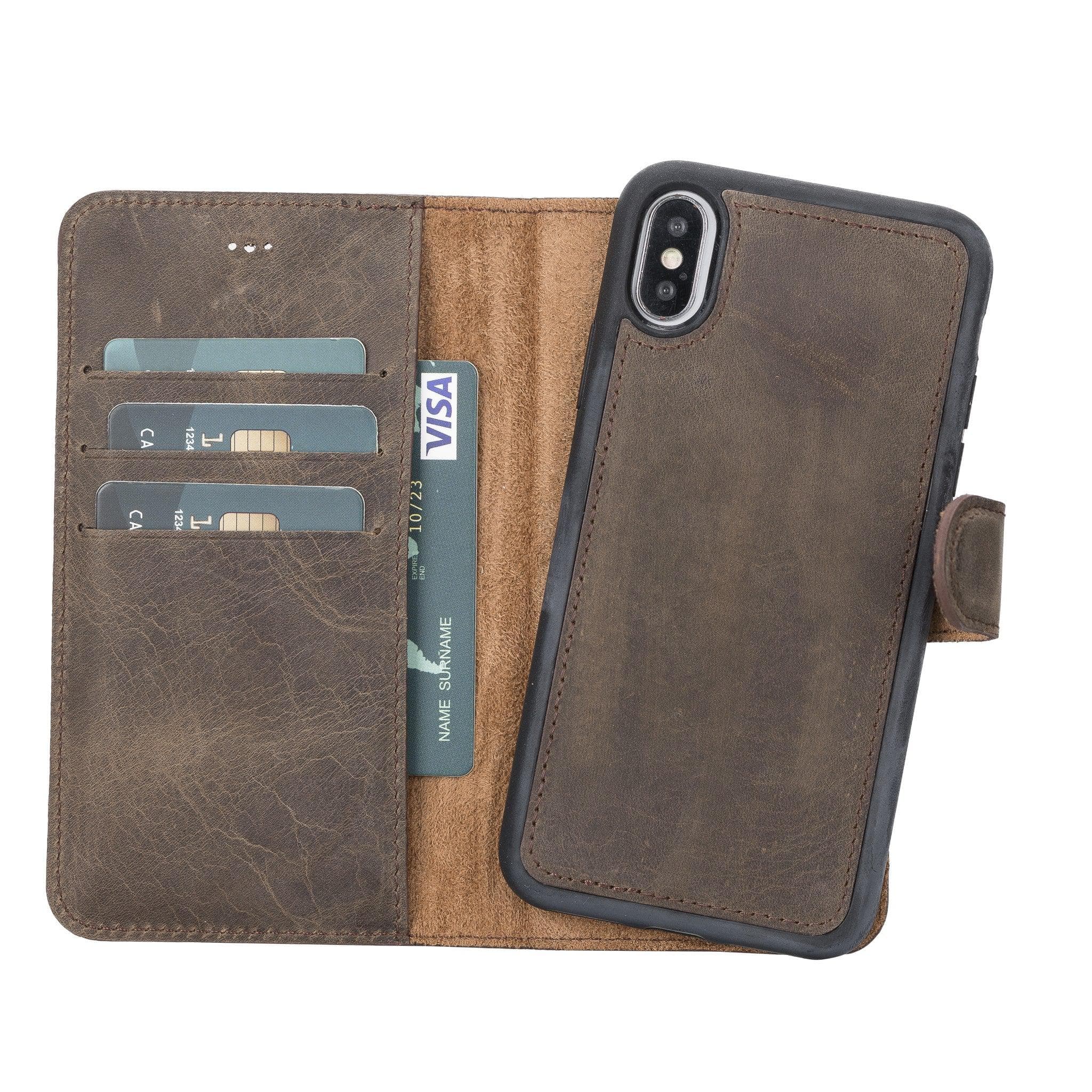 Magic iPhone X / XS Detachable Leather Wallet Case