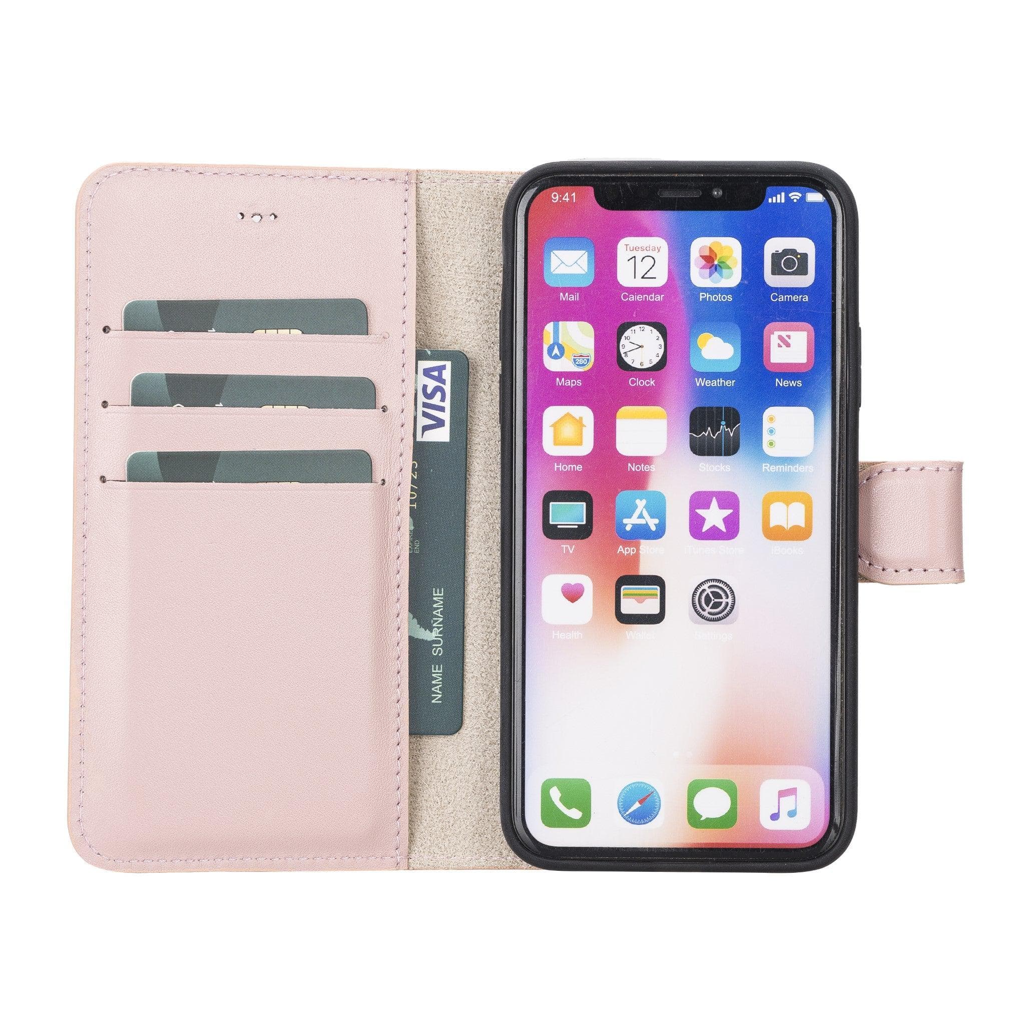 Magic iPhone X / XS Detachable Leather Wallet Case