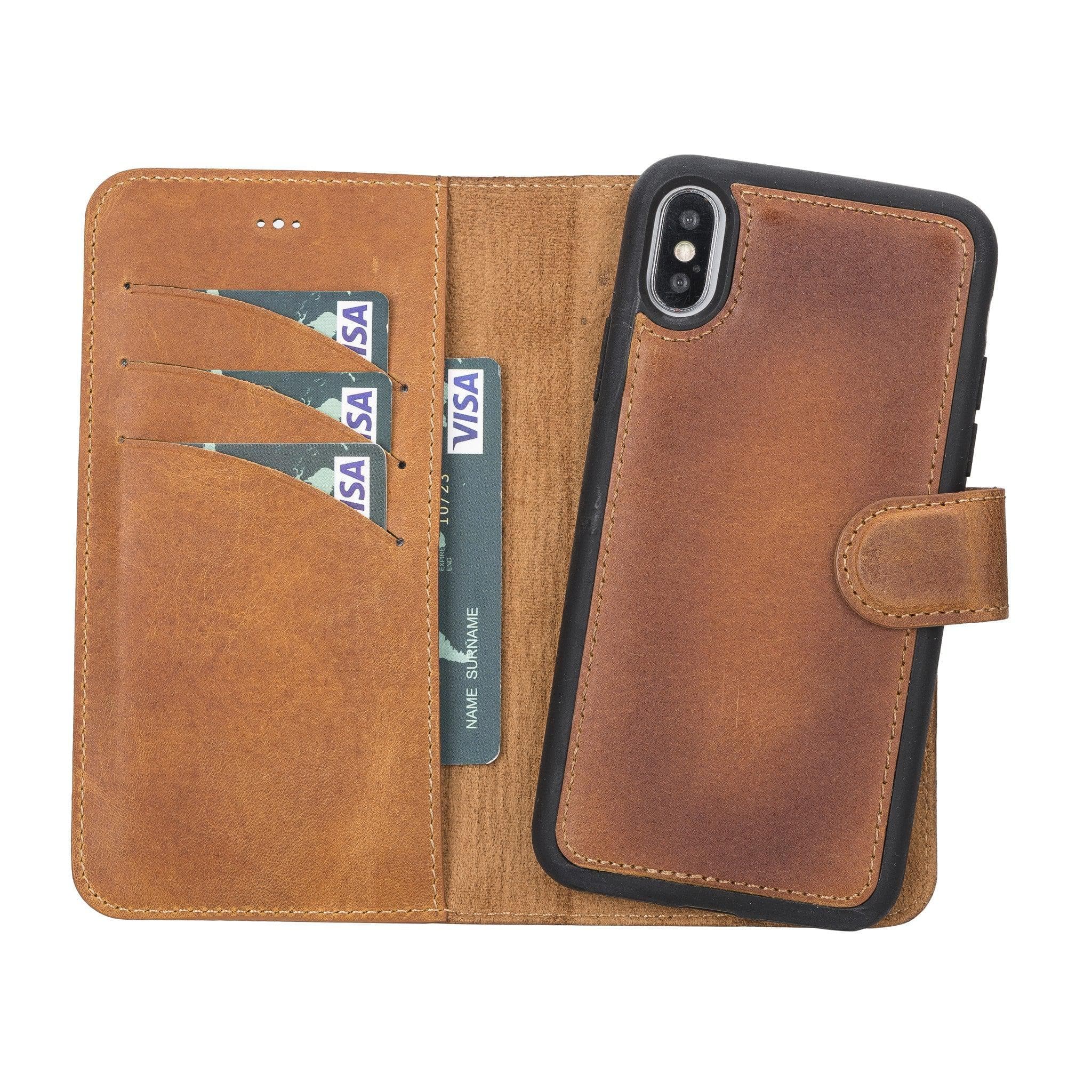 Magic iPhone XS Max Detachable Leather Wallet Case