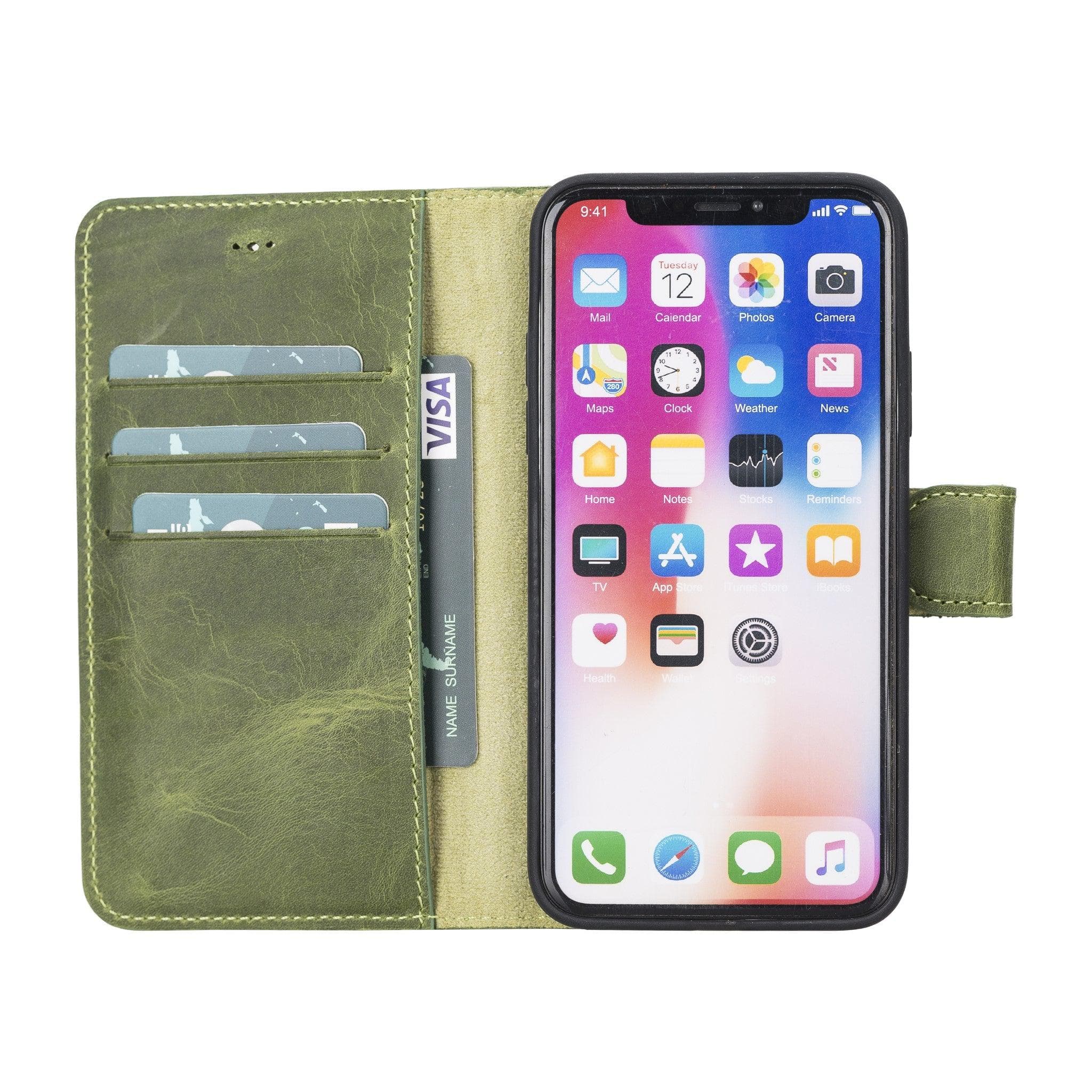 Magic iPhone XS Max Detachable Leather Wallet Case