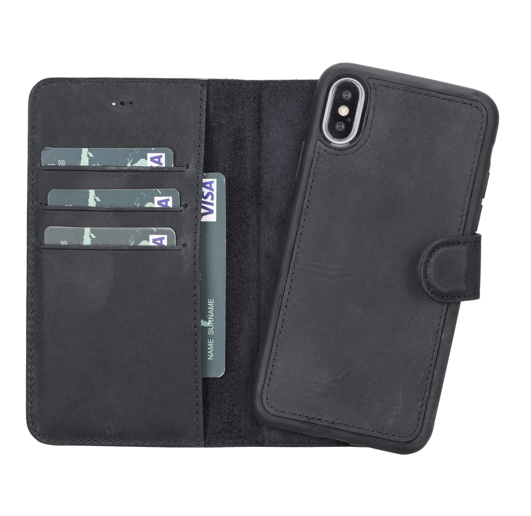 Magic iPhone XS Max Detachable Leather Wallet Case