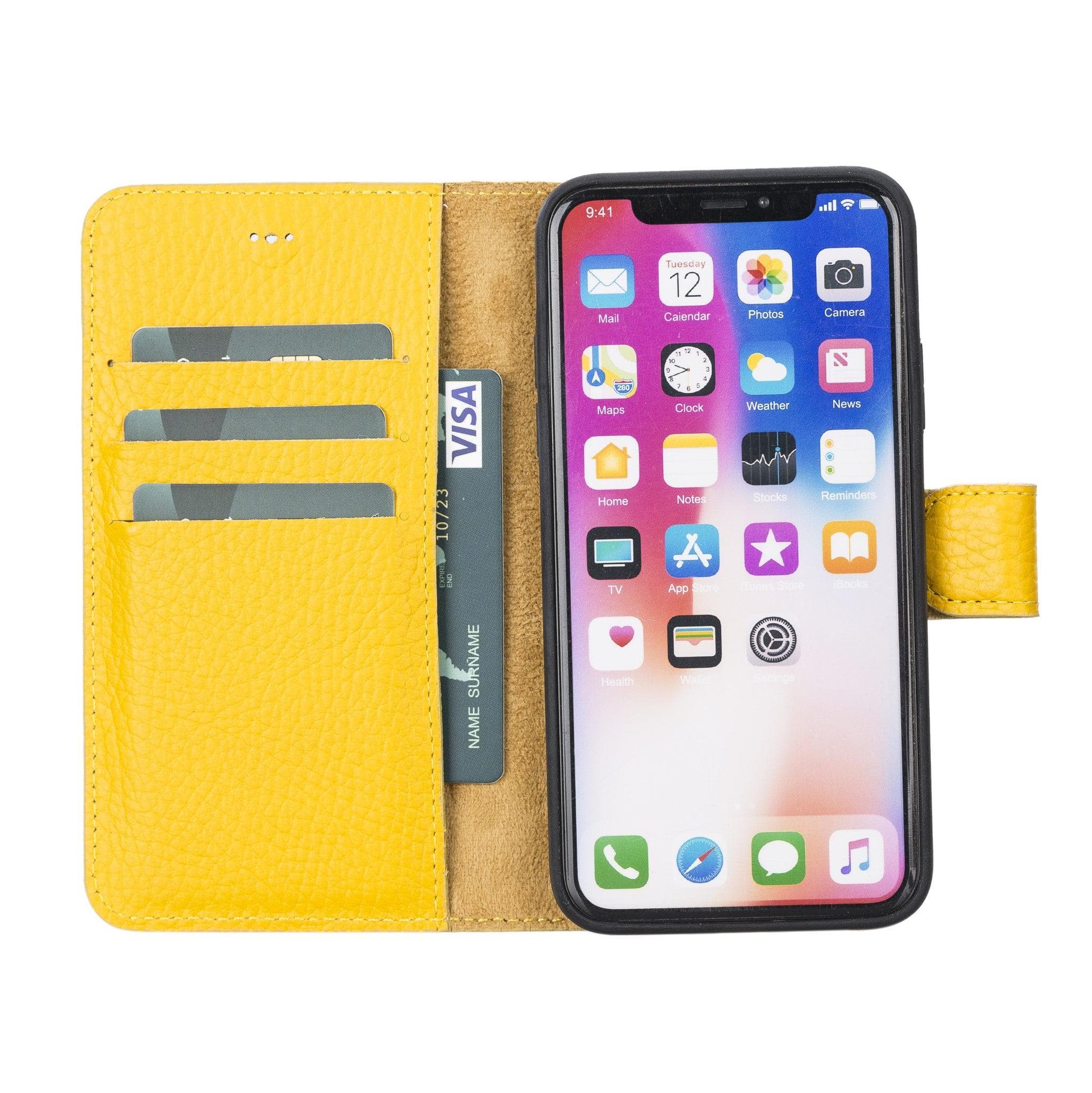 Magic iPhone XS Max Detachable Leather Wallet Case