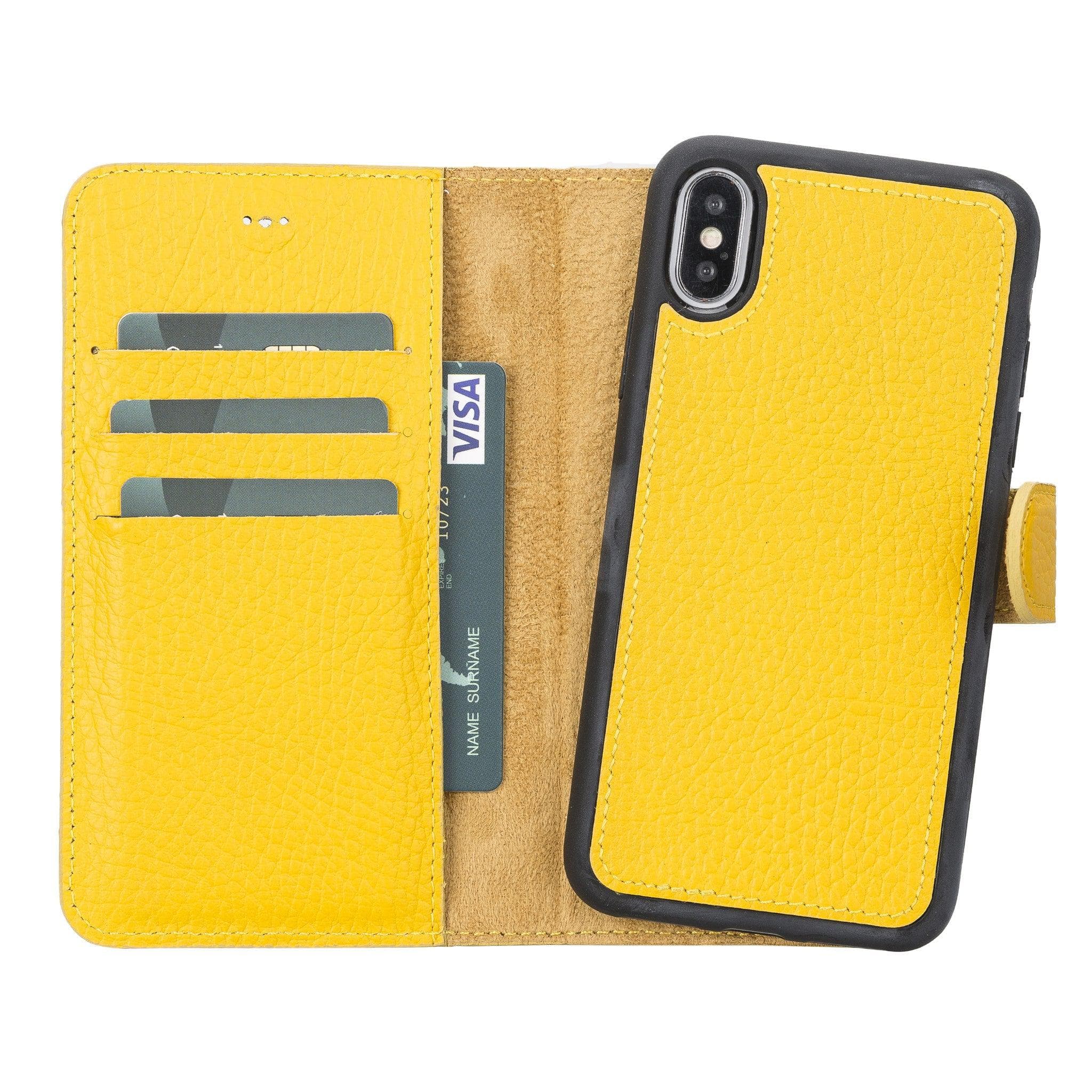 Magic iPhone XS Max Detachable Leather Wallet Case