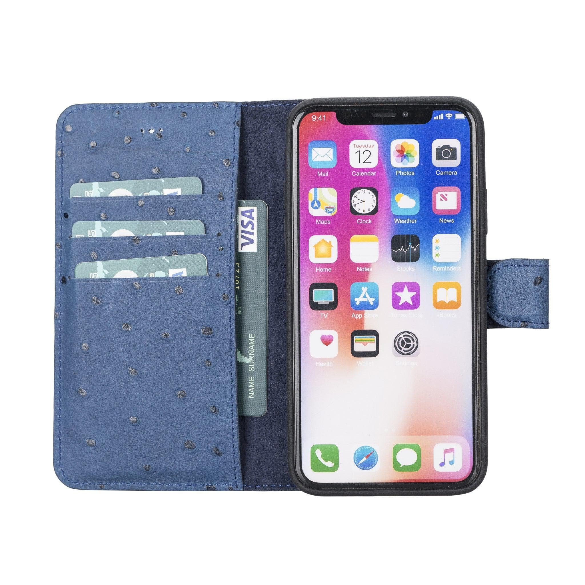 Magic iPhone XS Max Detachable Leather Wallet Case