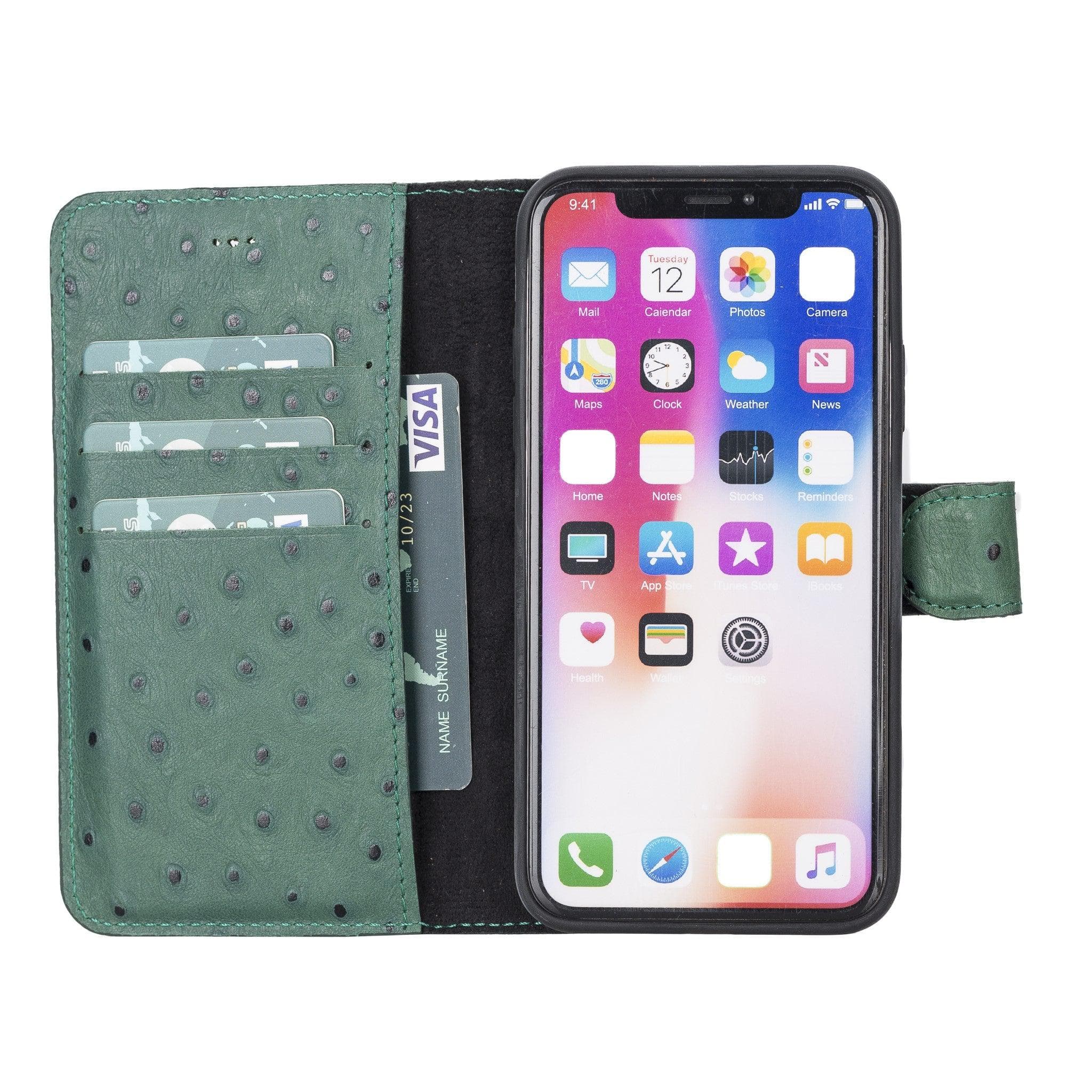 Magic iPhone XS Max Detachable Leather Wallet Case