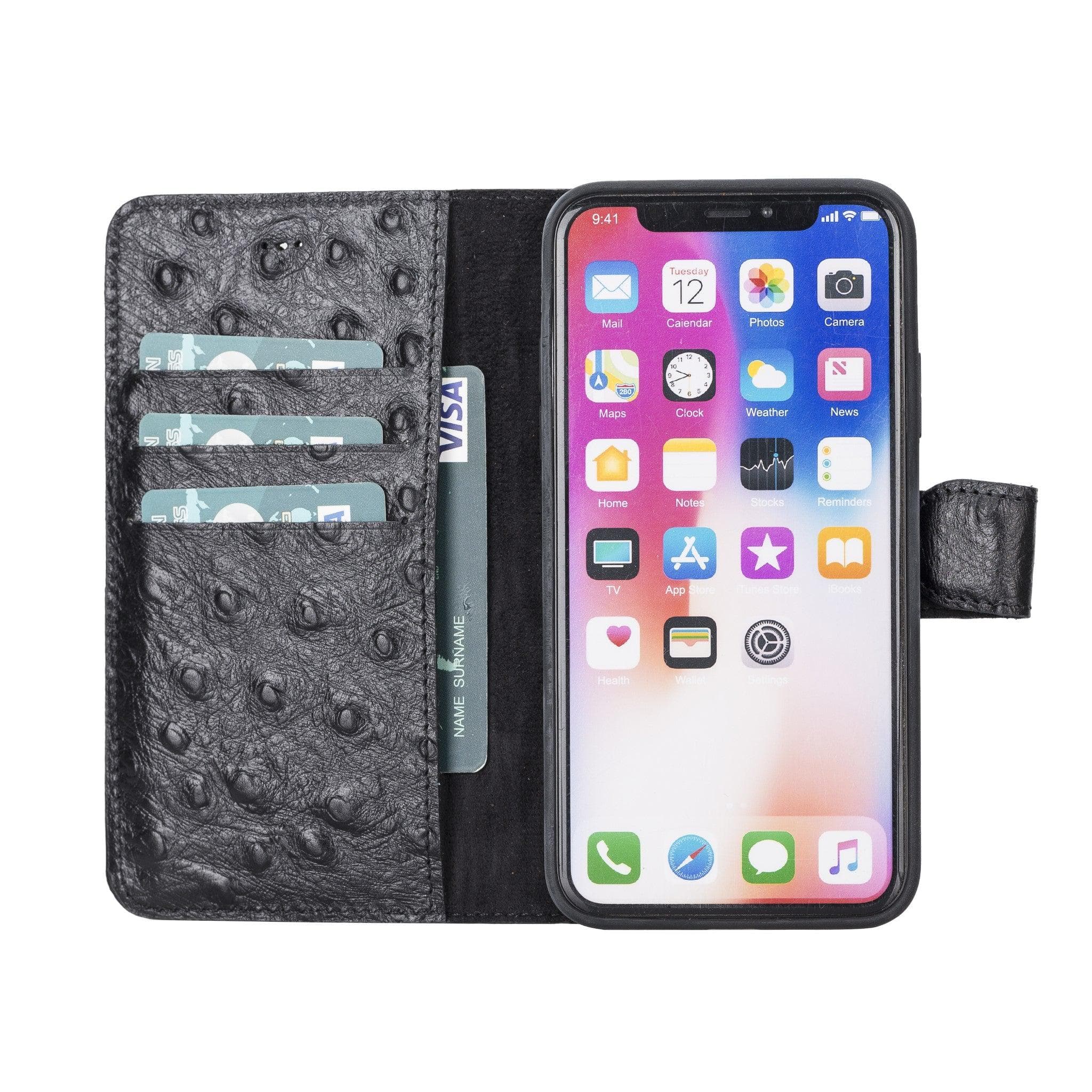 Magic iPhone X / XS Detachable Leather Wallet Case
