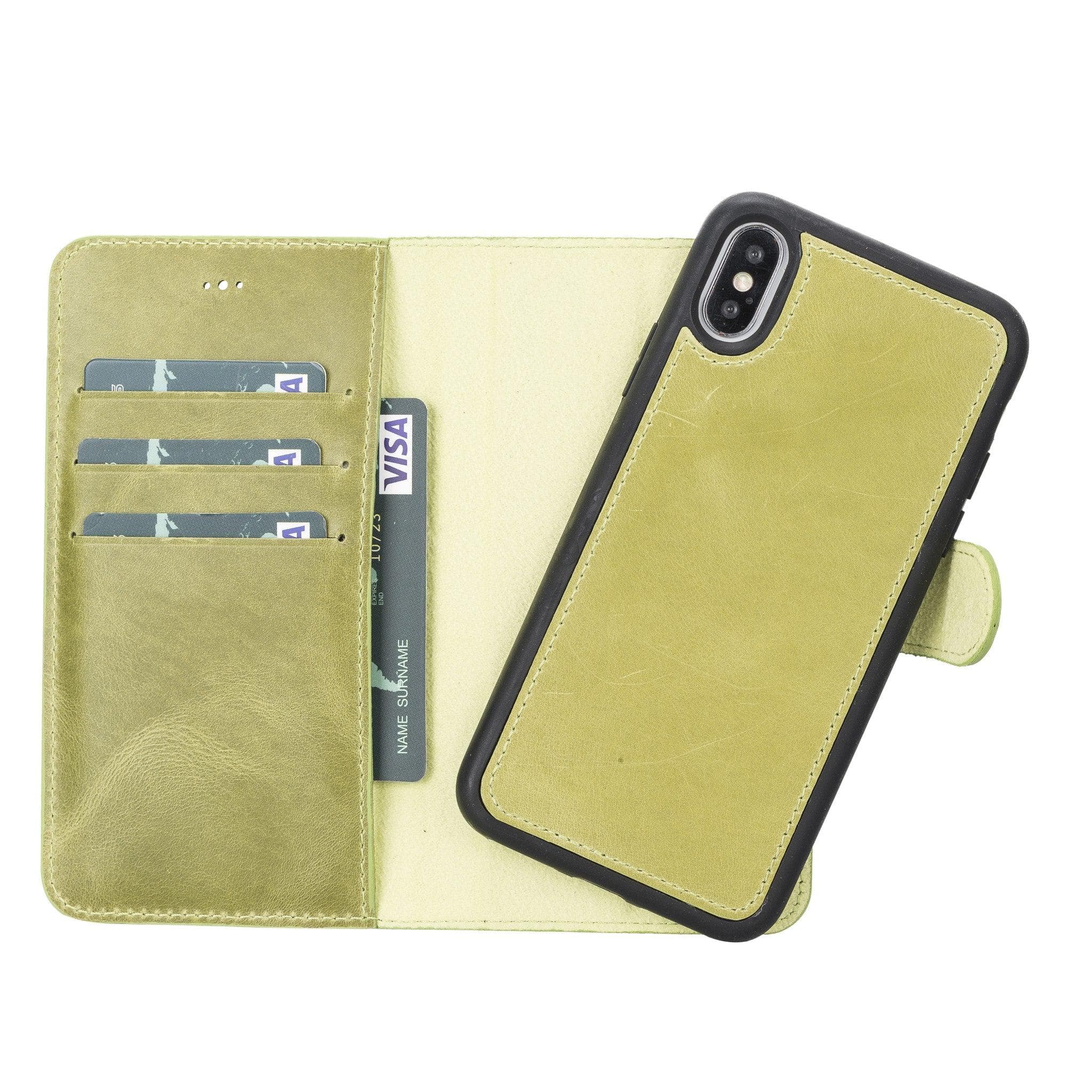 Magic iPhone X / XS Detachable Leather Wallet Case