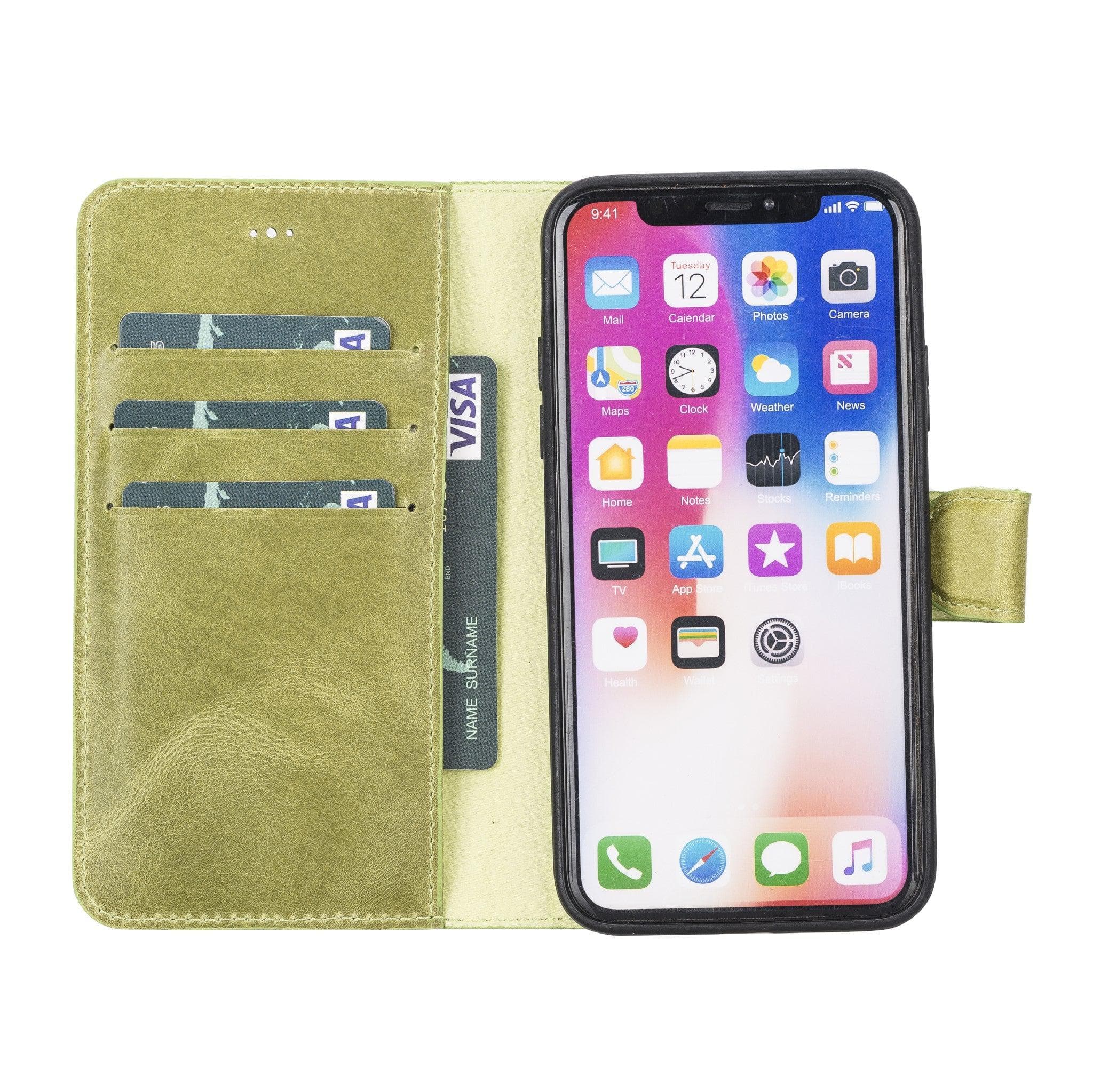 Magic iPhone X / XS Detachable Leather Wallet Case