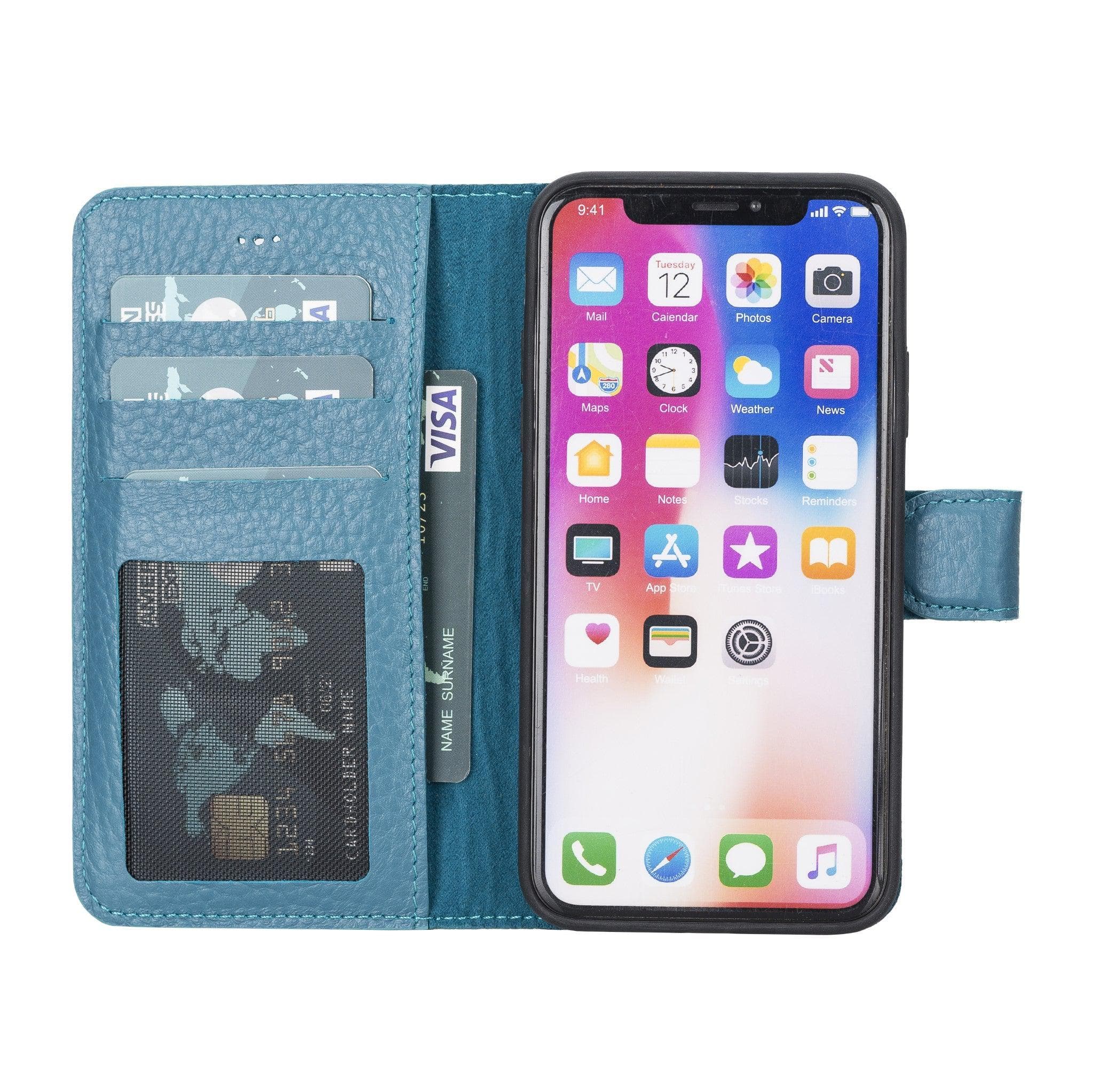 Magic iPhone XS Max Detachable Leather Wallet Case