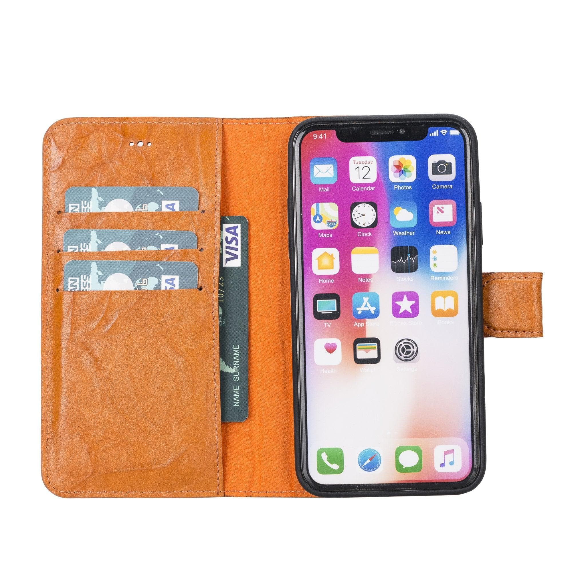 Magic iPhone XS Max Detachable Leather Wallet Case
