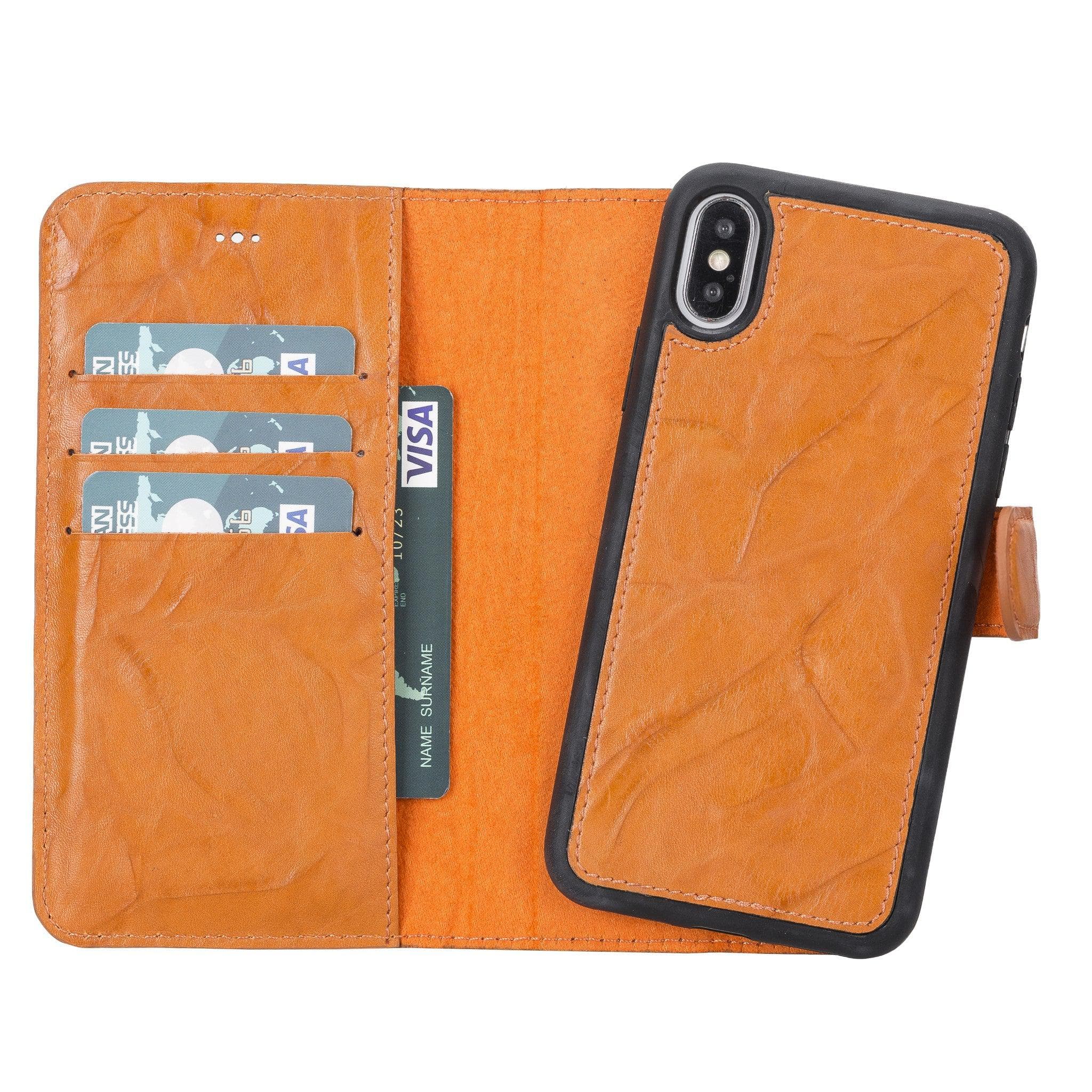 Magic iPhone XS Max Detachable Leather Wallet Case