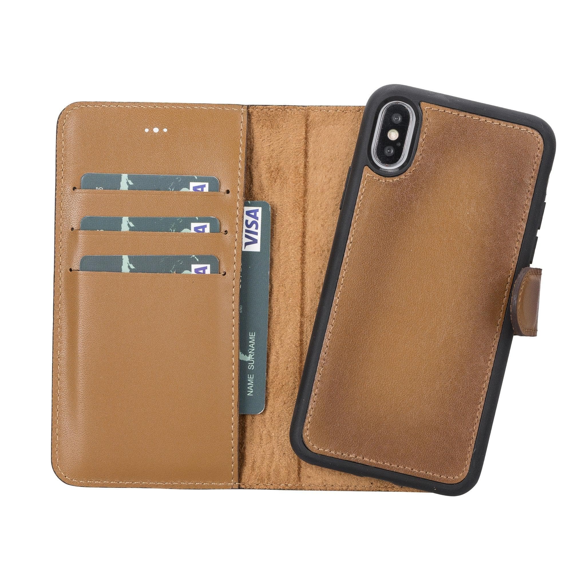 Magic iPhone XS Max Detachable Leather Wallet Case