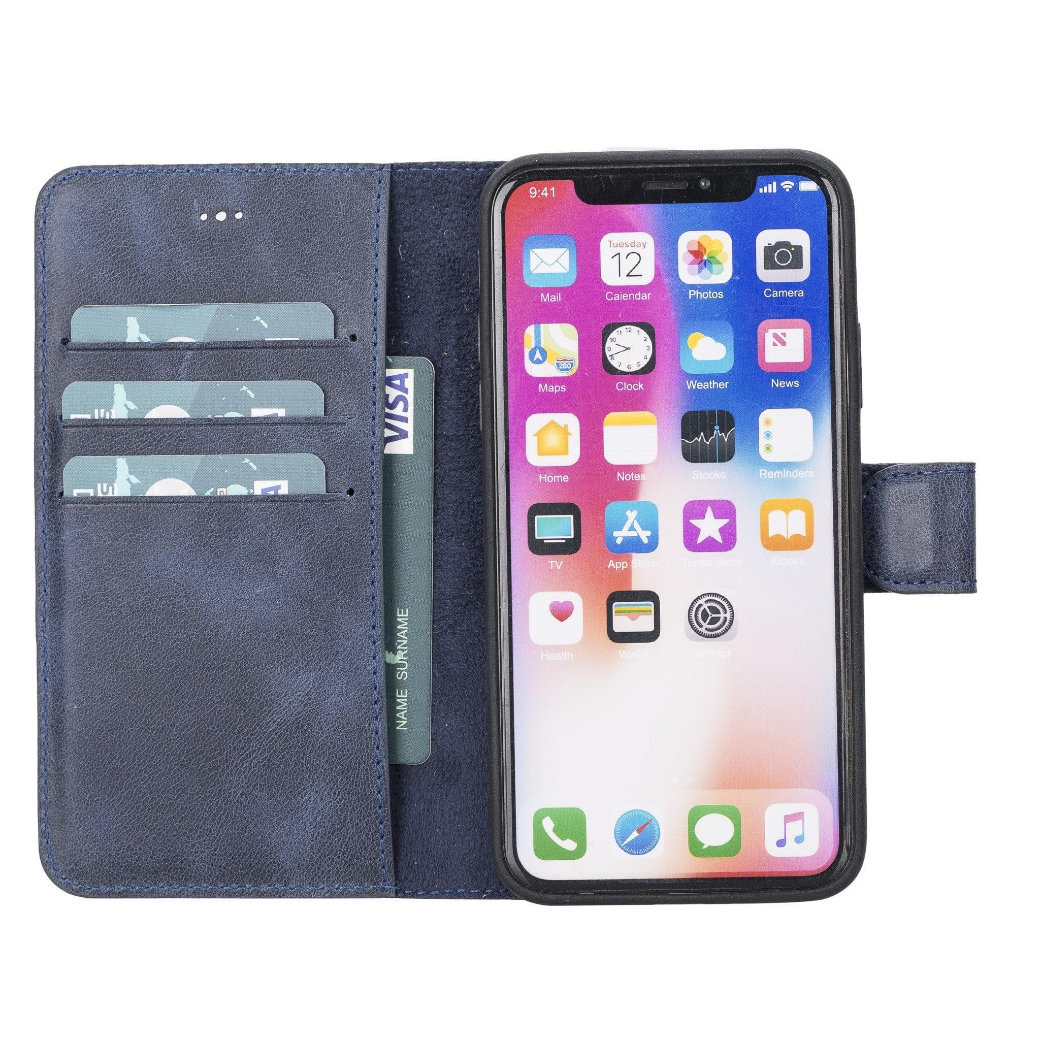 Magic iPhone XS Max Detachable Leather Wallet Case