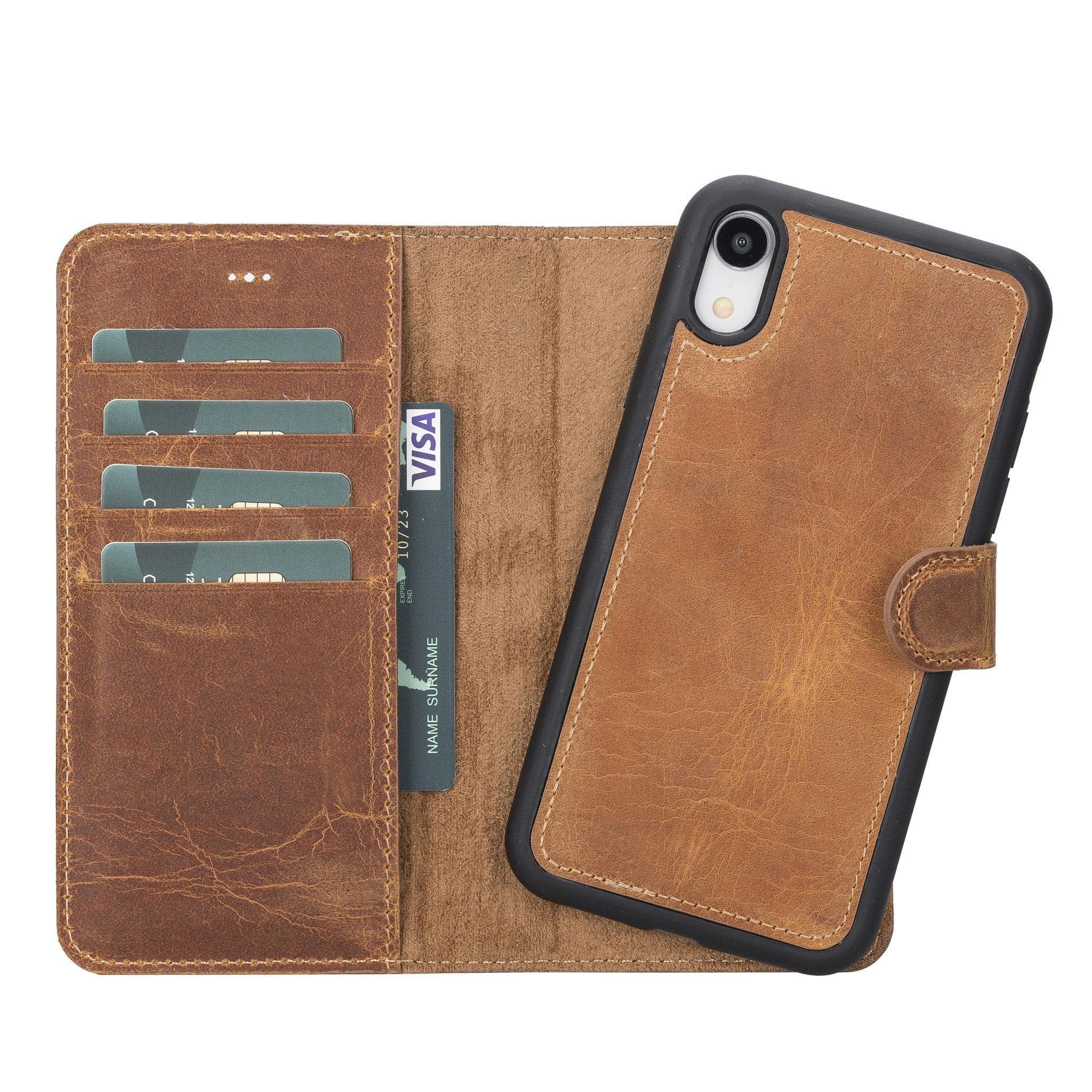 Magic iPhone XS Max Detachable Leather Wallet Case