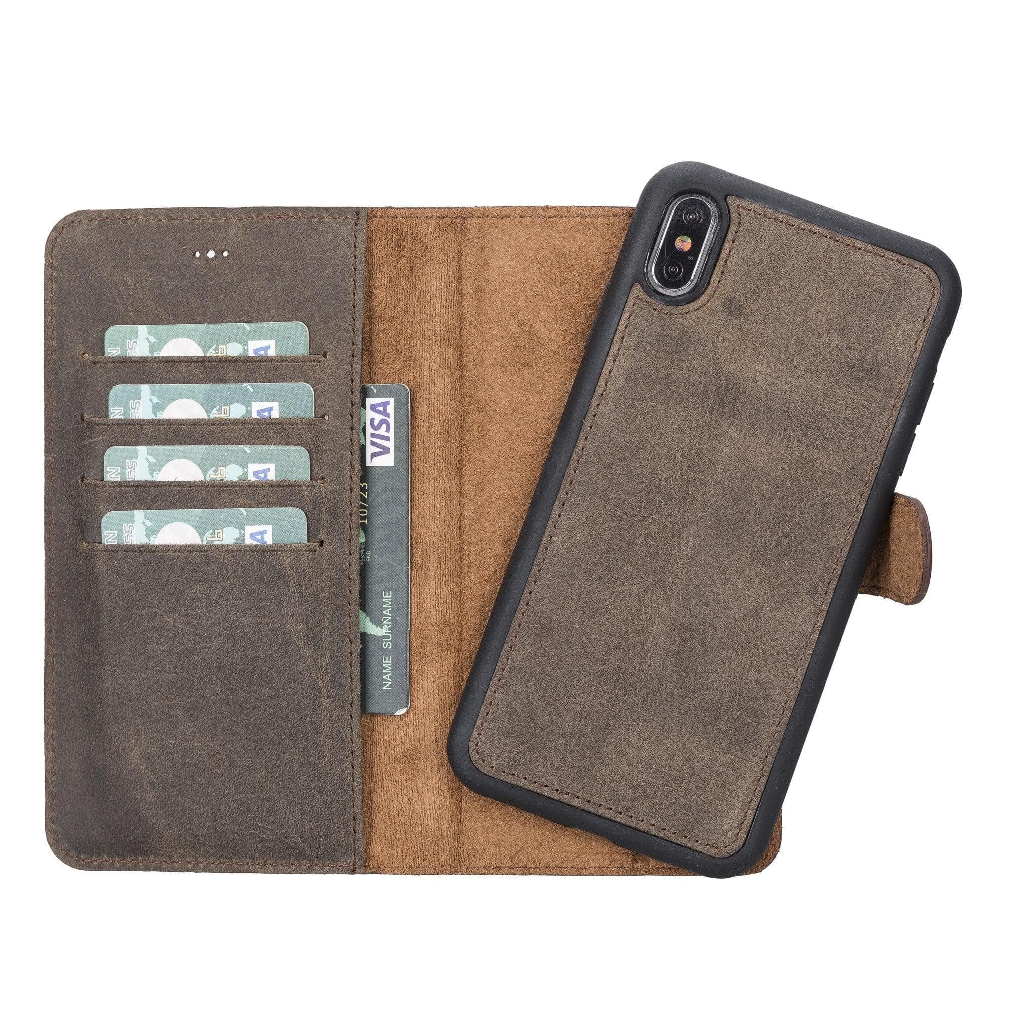 Magic iPhone XS Max Detachable Leather Wallet Case