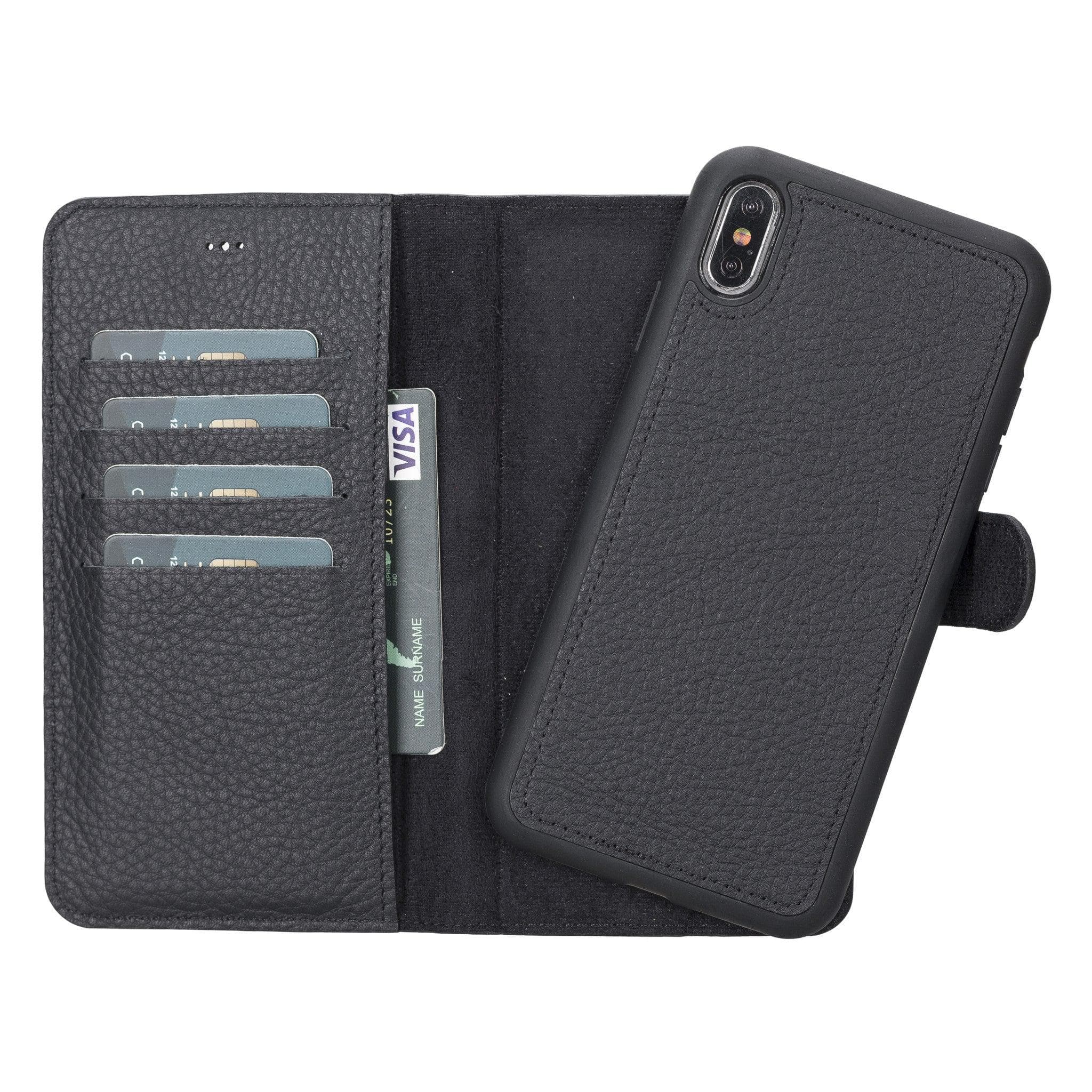 Magic iPhone XS Max Detachable Leather Wallet Case