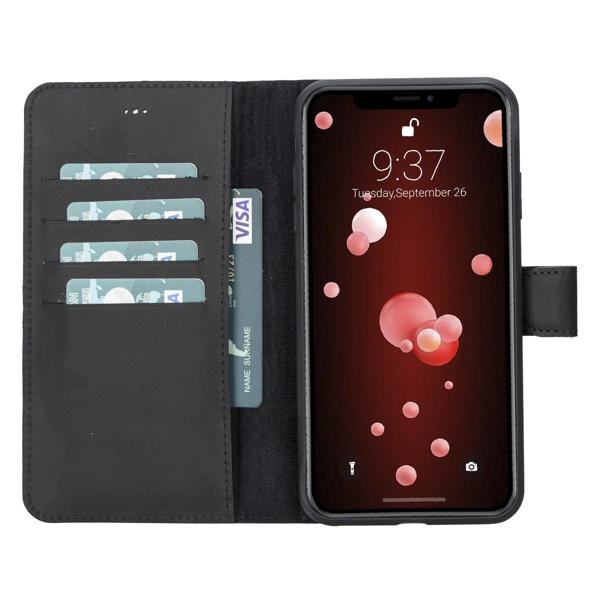 Magic iPhone XS Max Detachable Leather Wallet Case
