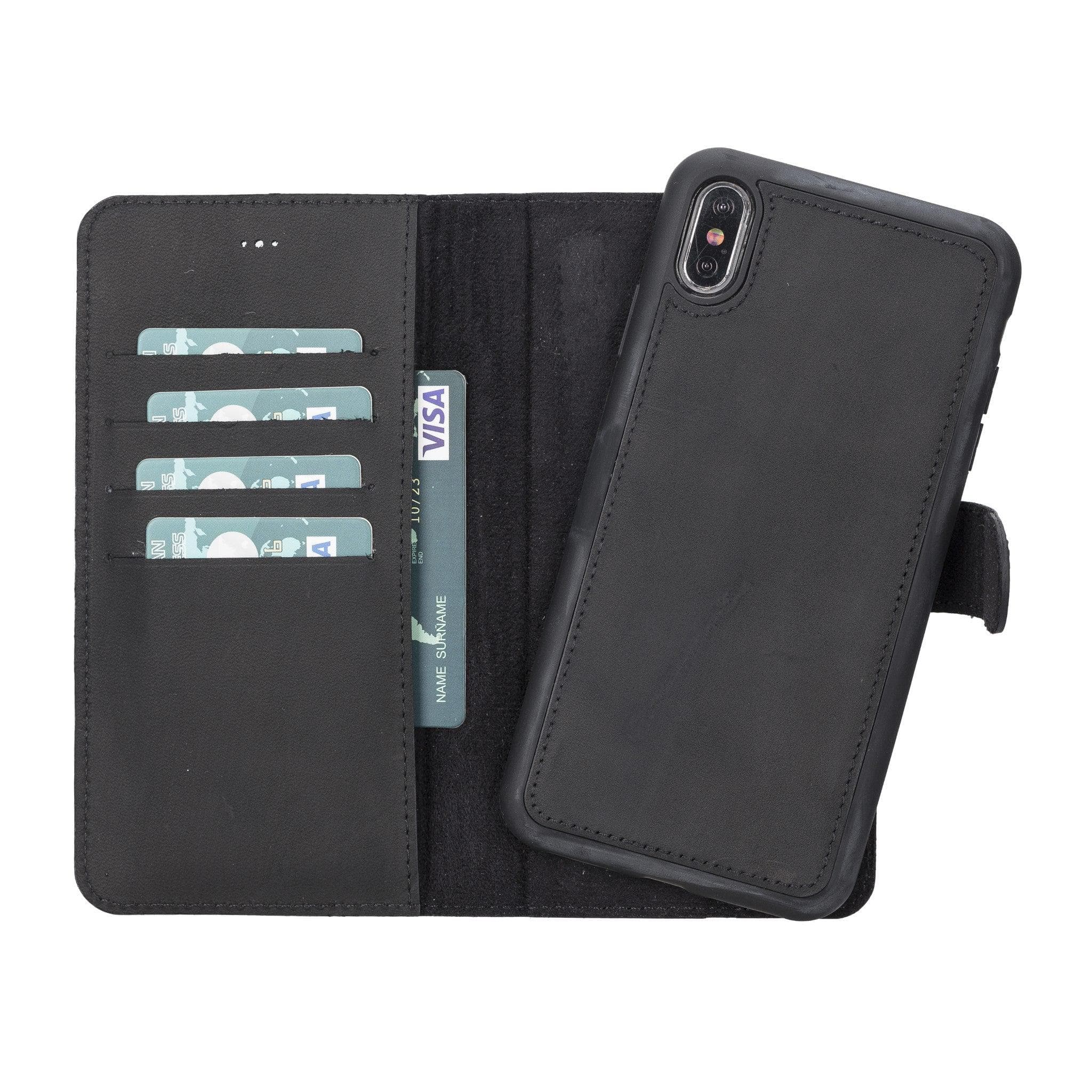 Magic iPhone XS Max Detachable Leather Wallet Case