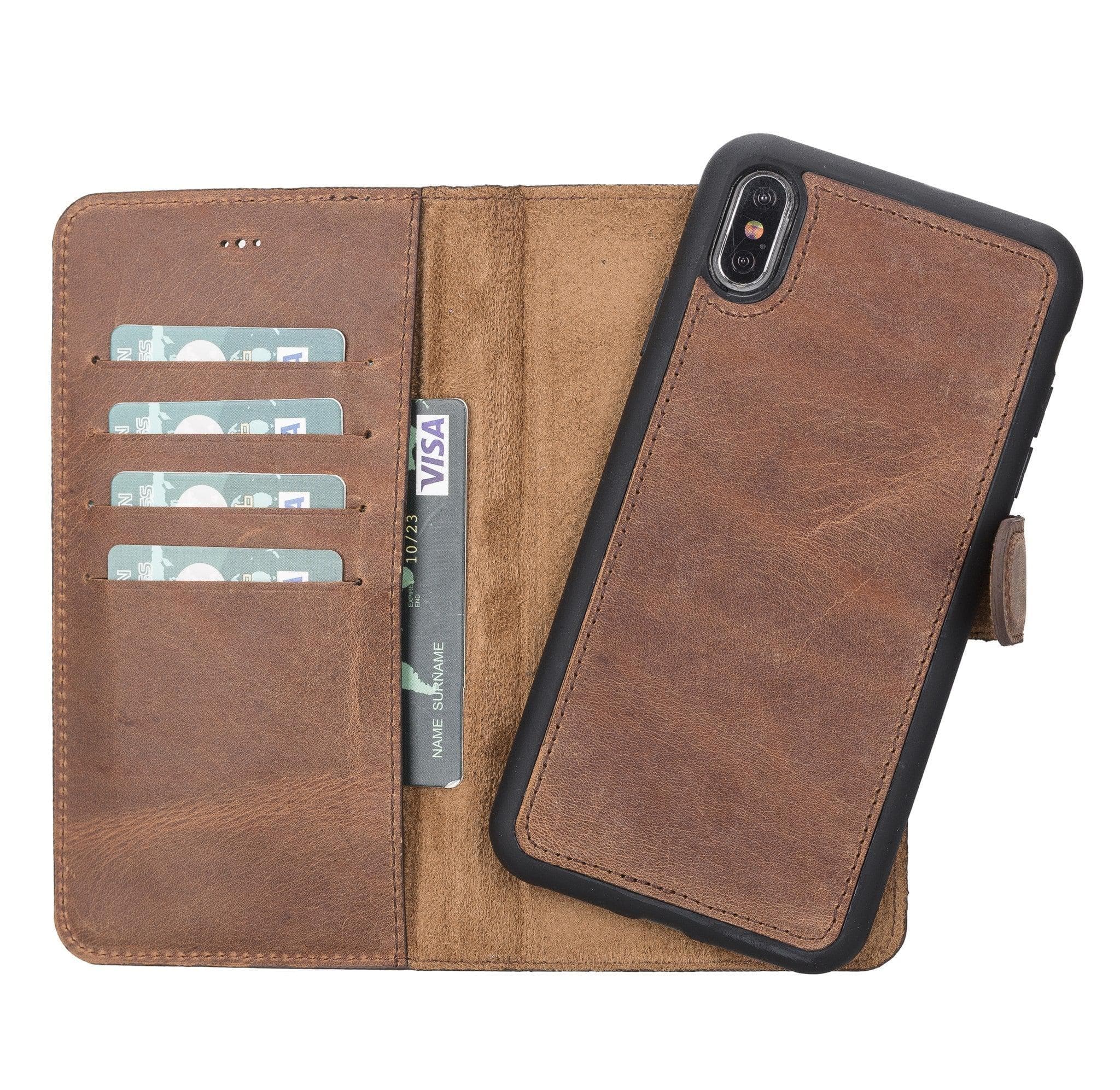 Magic iPhone XS Max Detachable Leather Wallet Case