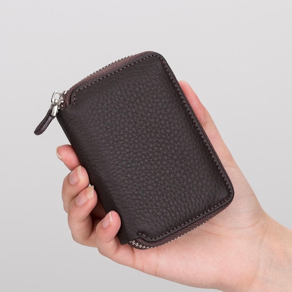 Elvis Leather Zipper Wallet