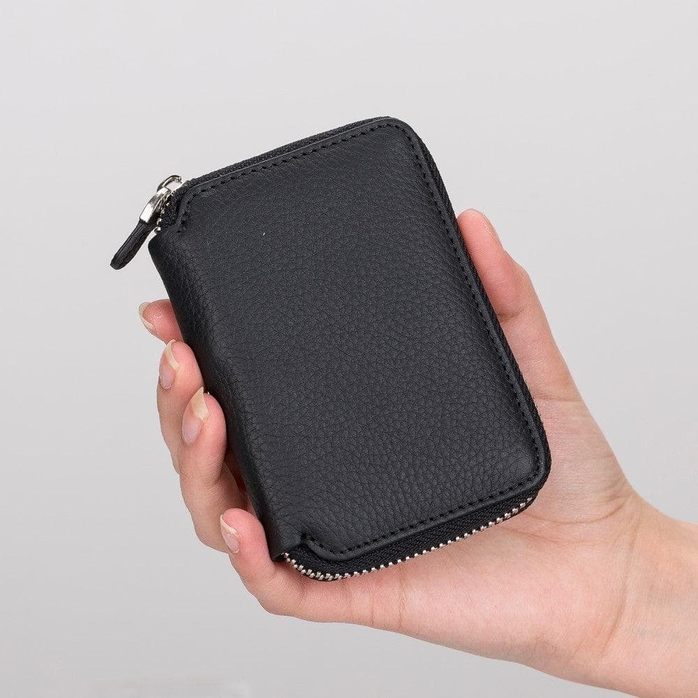 Elvis Leather Zipper Wallet