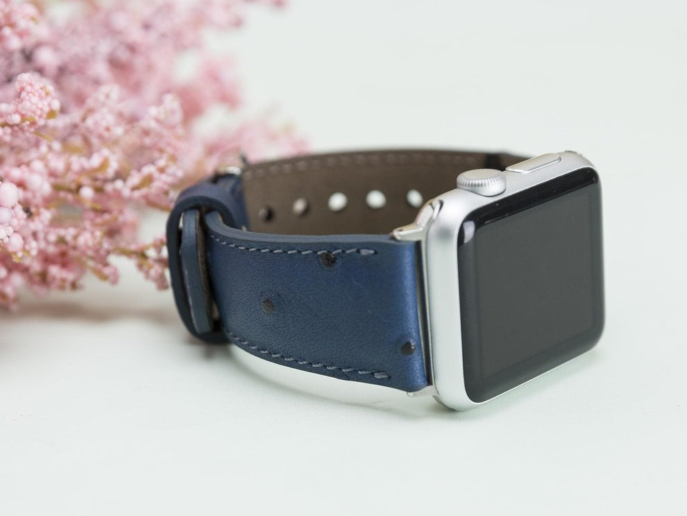 Classic Genuine Leather Apple Watch Band
