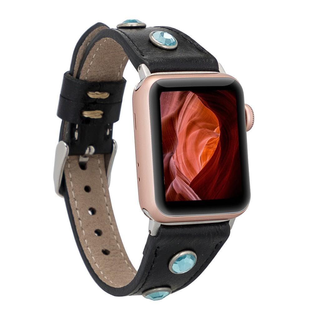 Slim Genuine Leather Apple Watch Band