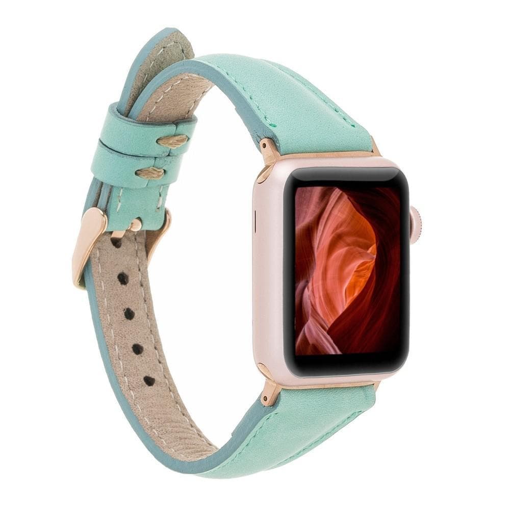 Slim Genuine Leather Apple Watch Band