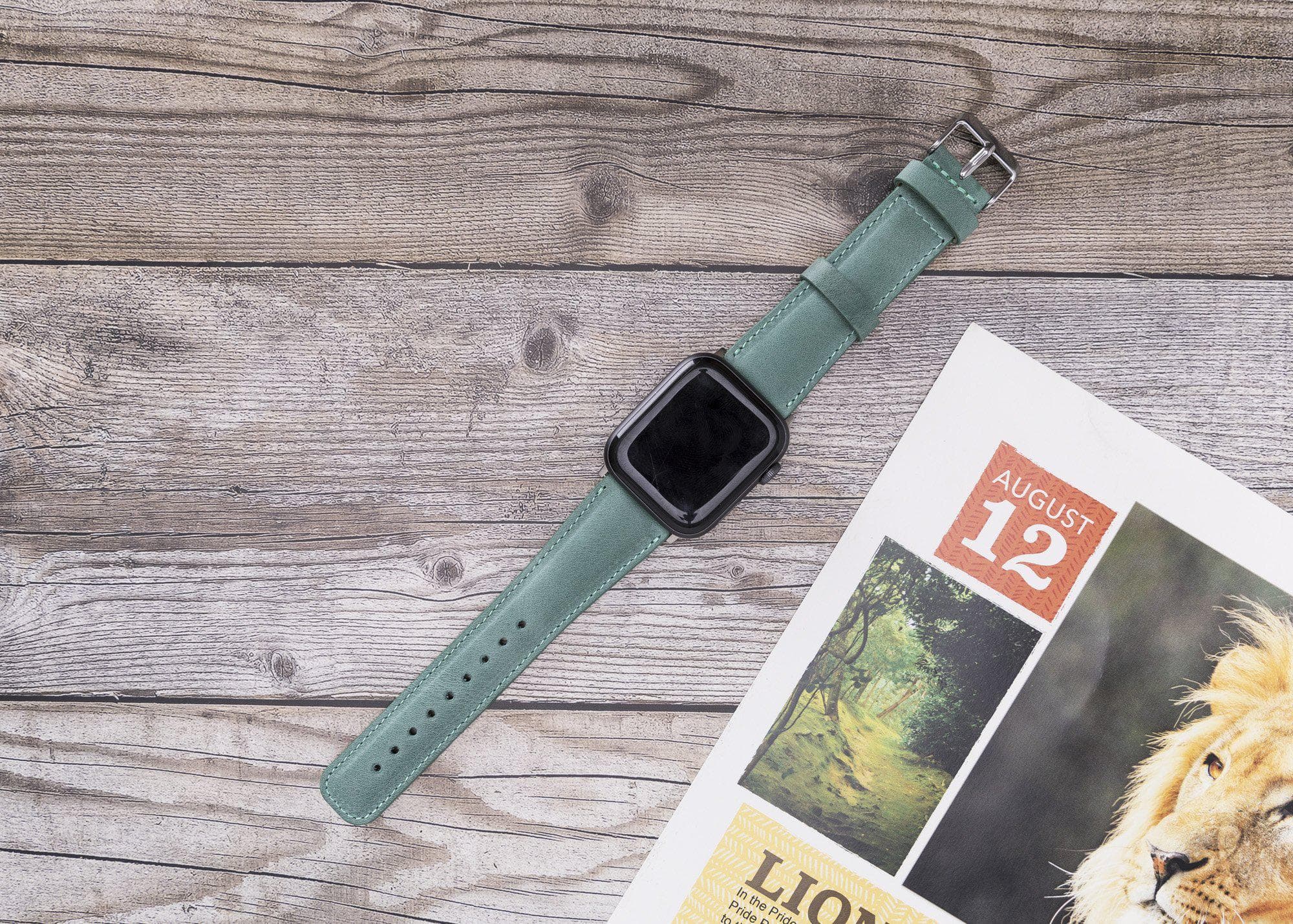 Classic Genuine Leather Apple Watch Band