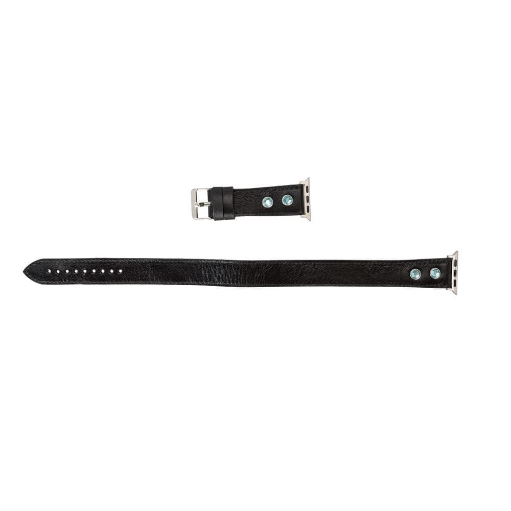 Solitare Double Tour Leather Apple Watch Band