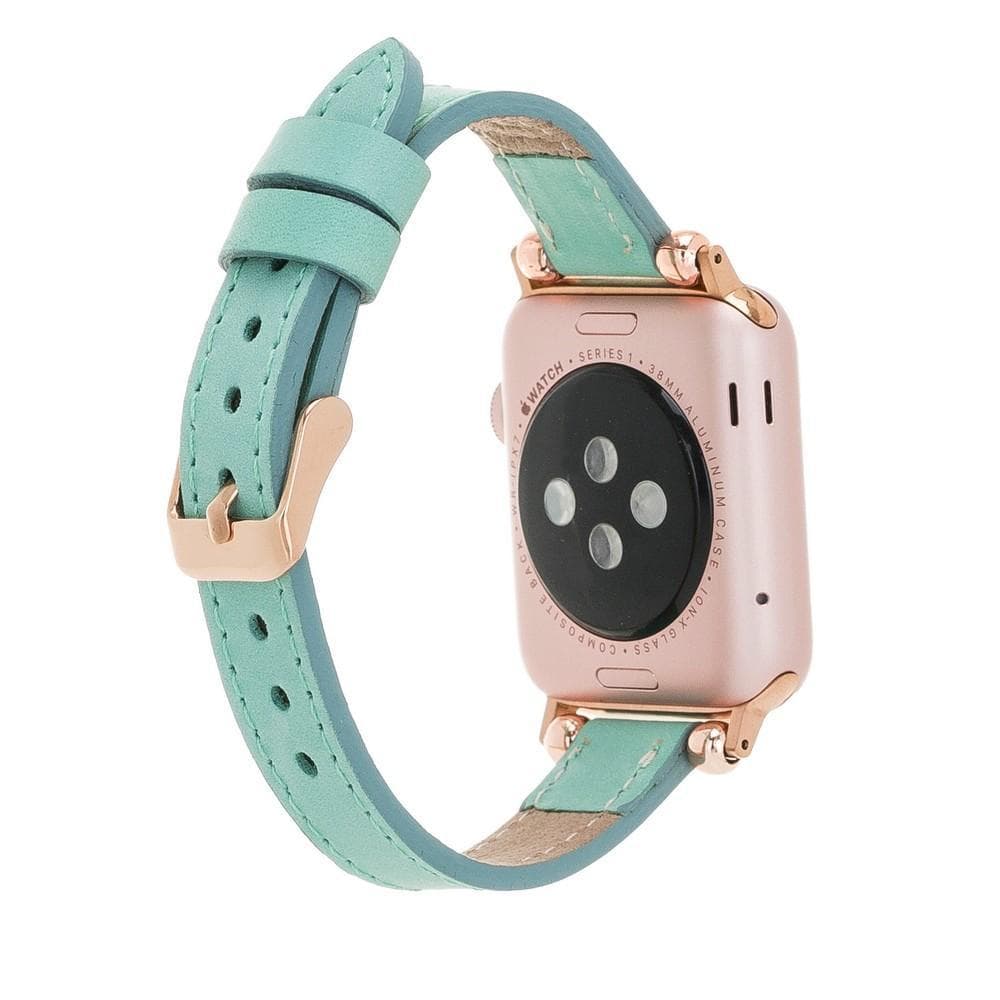 Seamy Genuine Leather Apple Watch Band