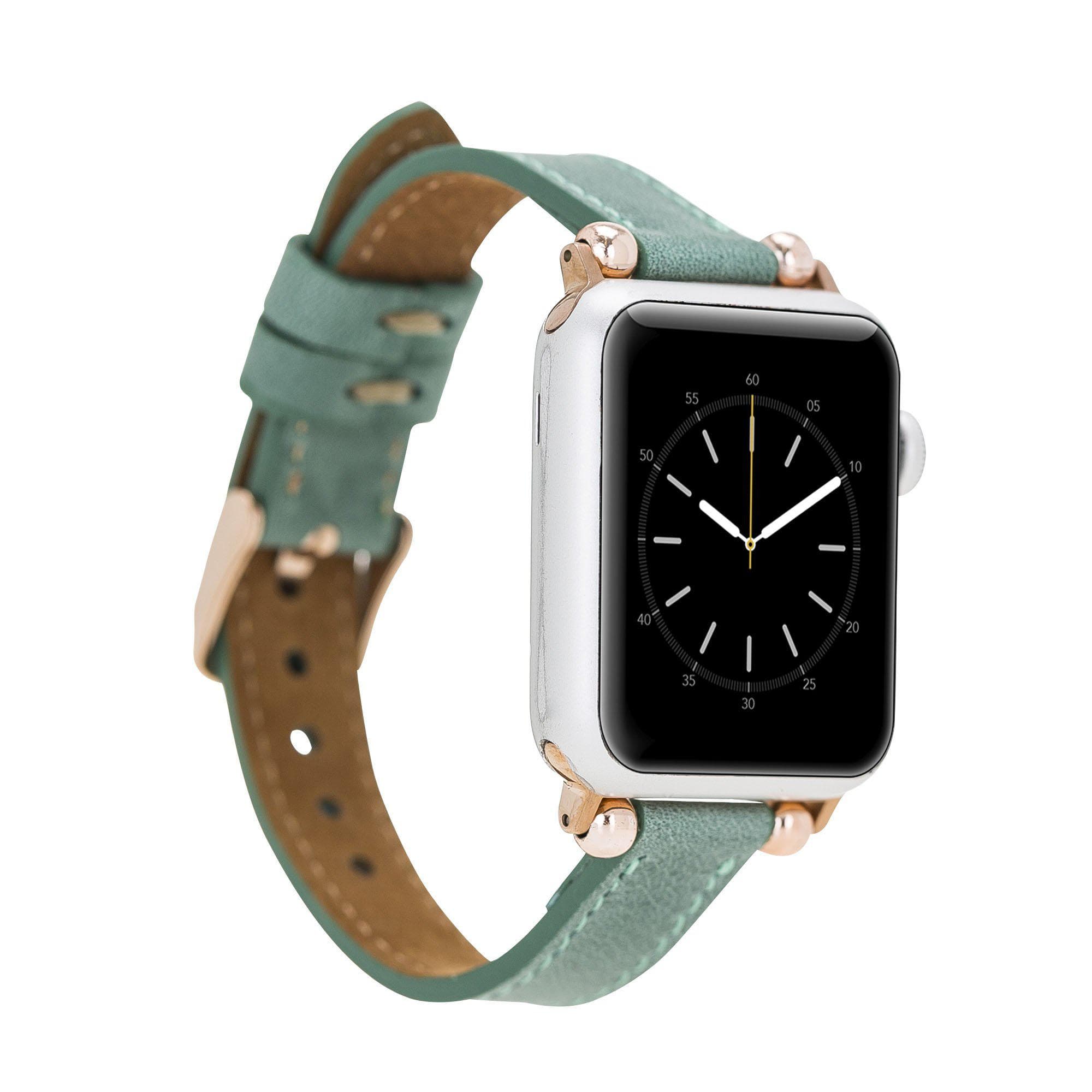 Seamy Genuine Leather Apple Watch Band