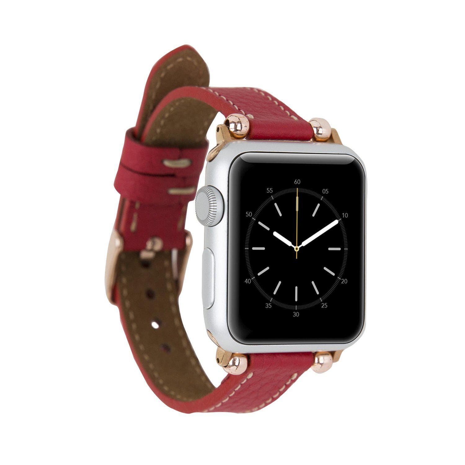 Seamy Genuine Leather Apple Watch Band