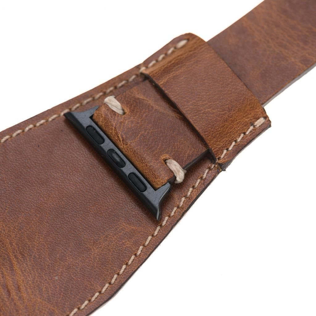 Pulsar Cuff Leather Apple Watch Band