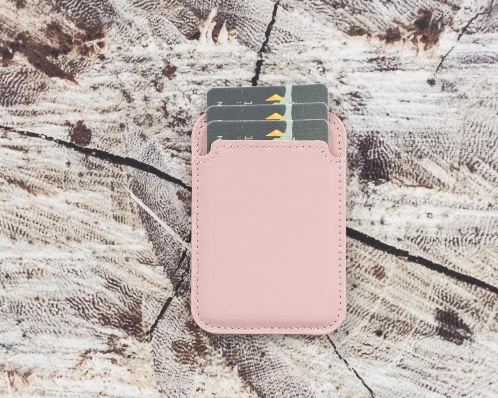 Maggy Magnetic Leather Card Holder - saracleather