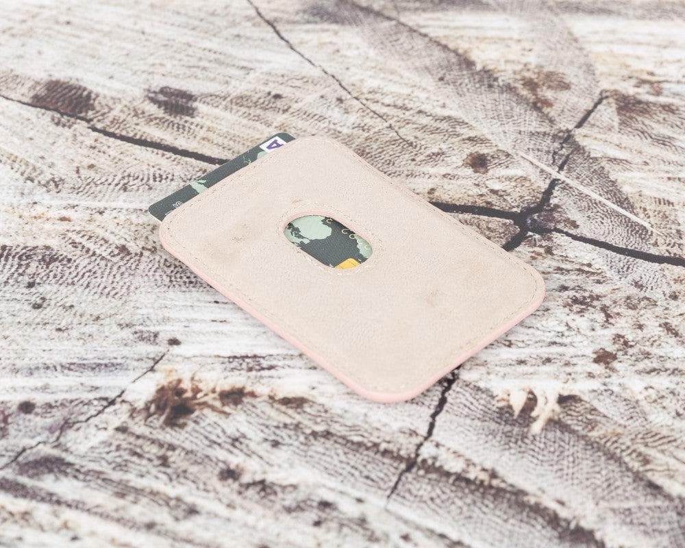 Maggy Magnetic Leather Card Holder - saracleather
