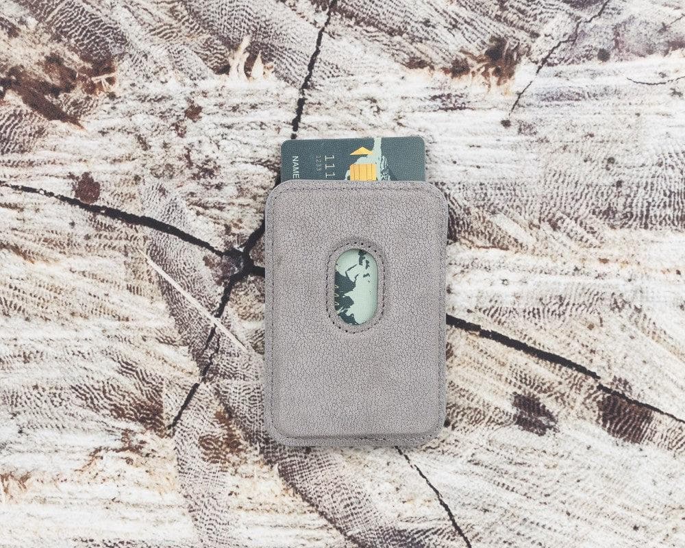 Maggy Magnetic Leather Card Holder - saracleather