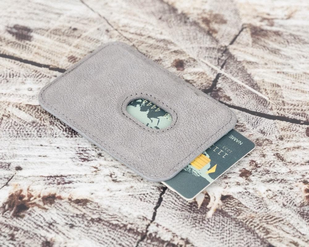 Maggy Magnetic Leather Card Holder - saracleather