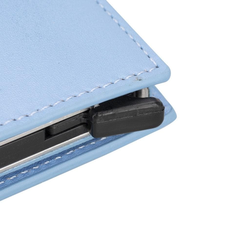 Palertag Zip Mechanical Leather Card Holder with AirTag Slot - saracleather