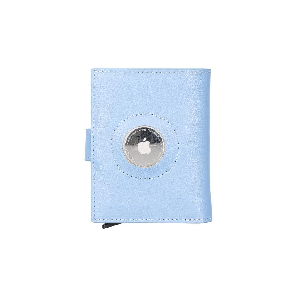 Palertag Zip Mechanical Leather Card Holder with AirTag Slot - saracleather