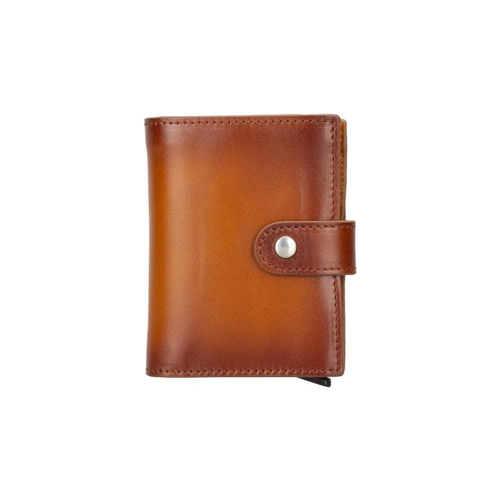 Palertag Zip Mechanical Leather Card Holder with AirTag Slot - saracleather