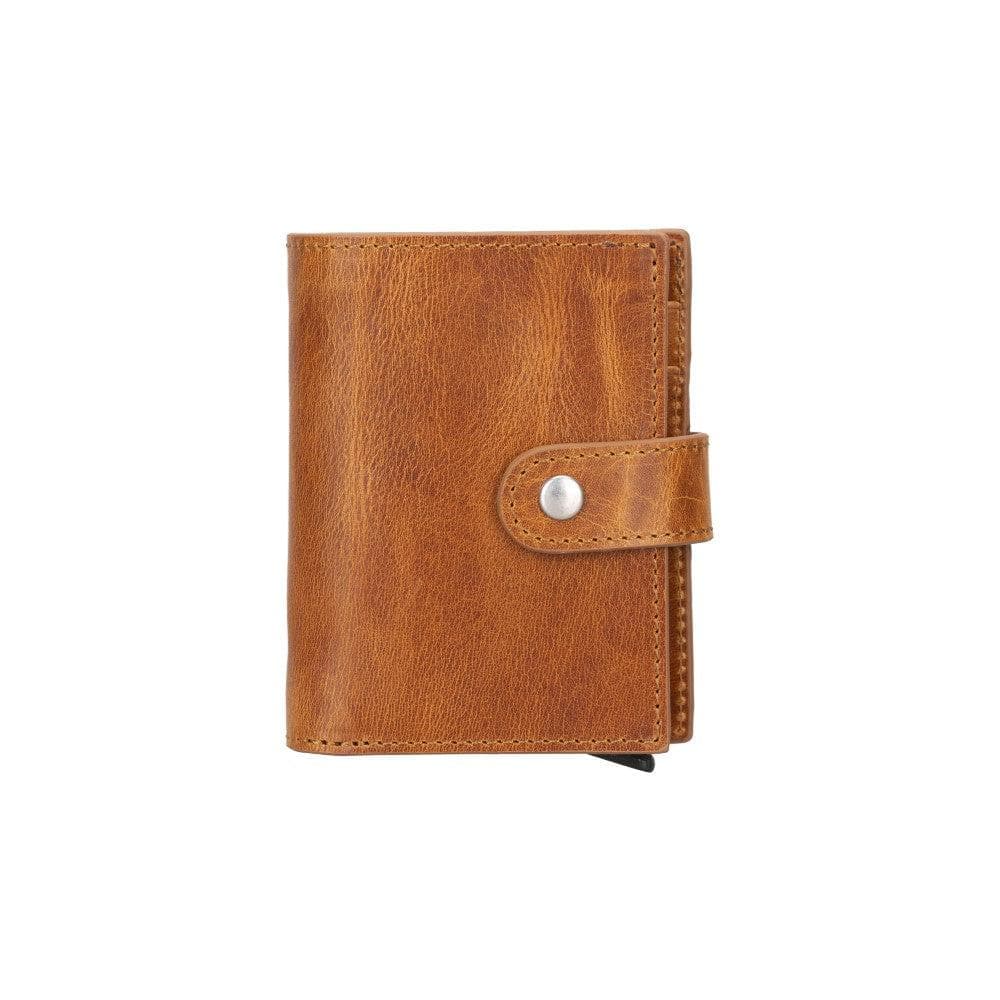 Palertag Zip Mechanical Leather Card Holder with AirTag Slot - saracleather