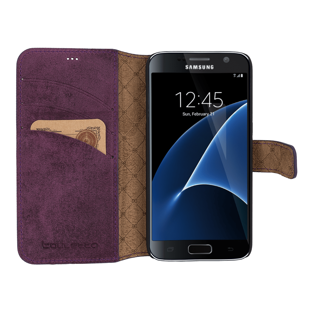 Wallet Case Samsung Galaxy S7 Leather Folio Case